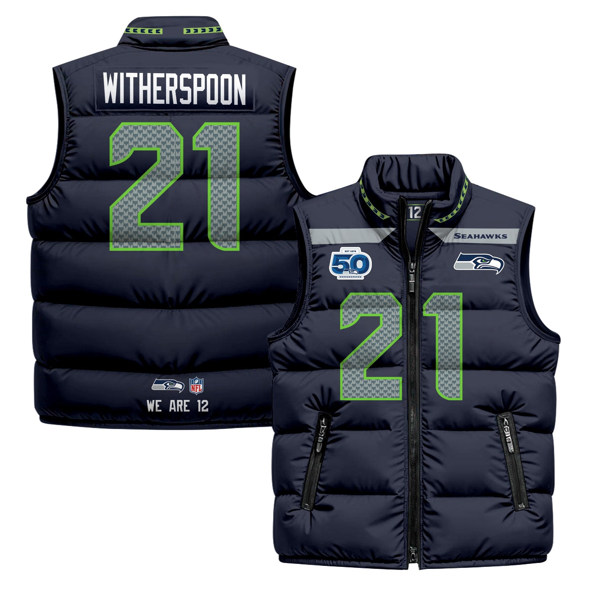 Seattle Seahawks 2026 Puffer Vest