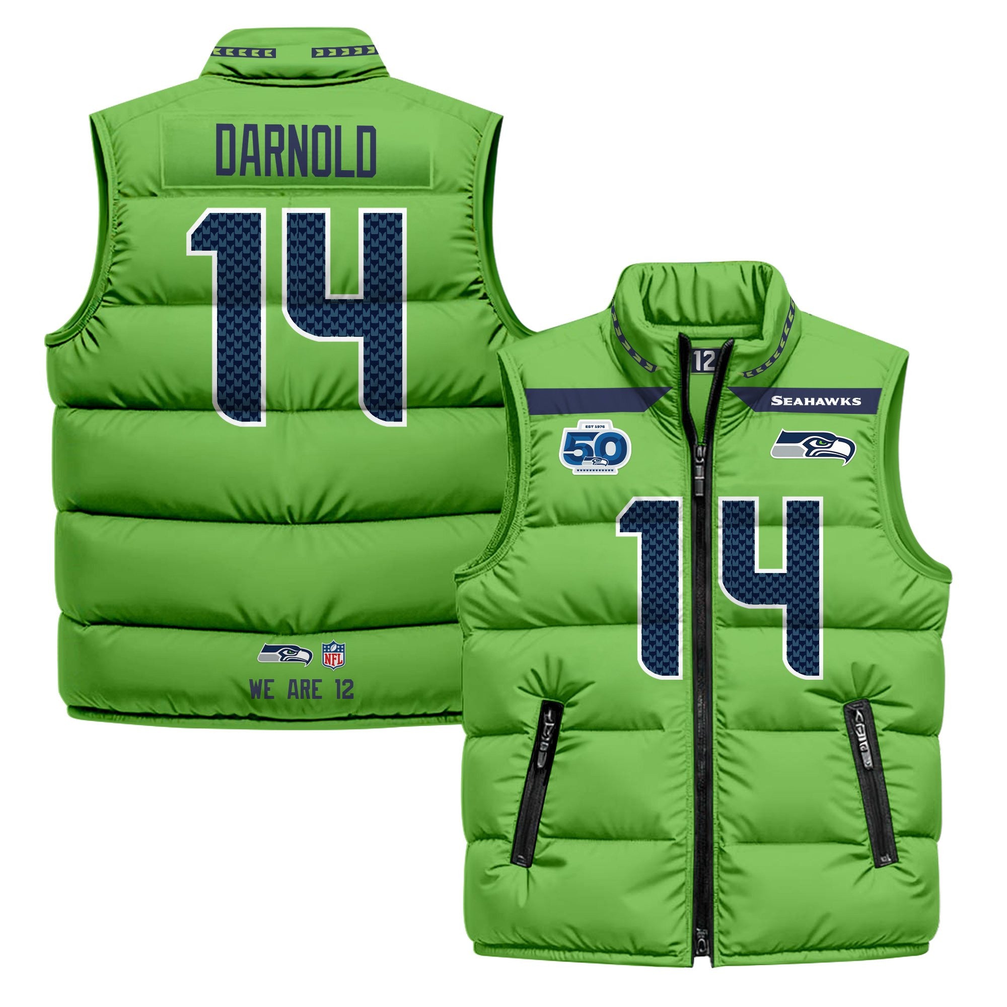 Seattle Seahawks 2026 Puffer Vest