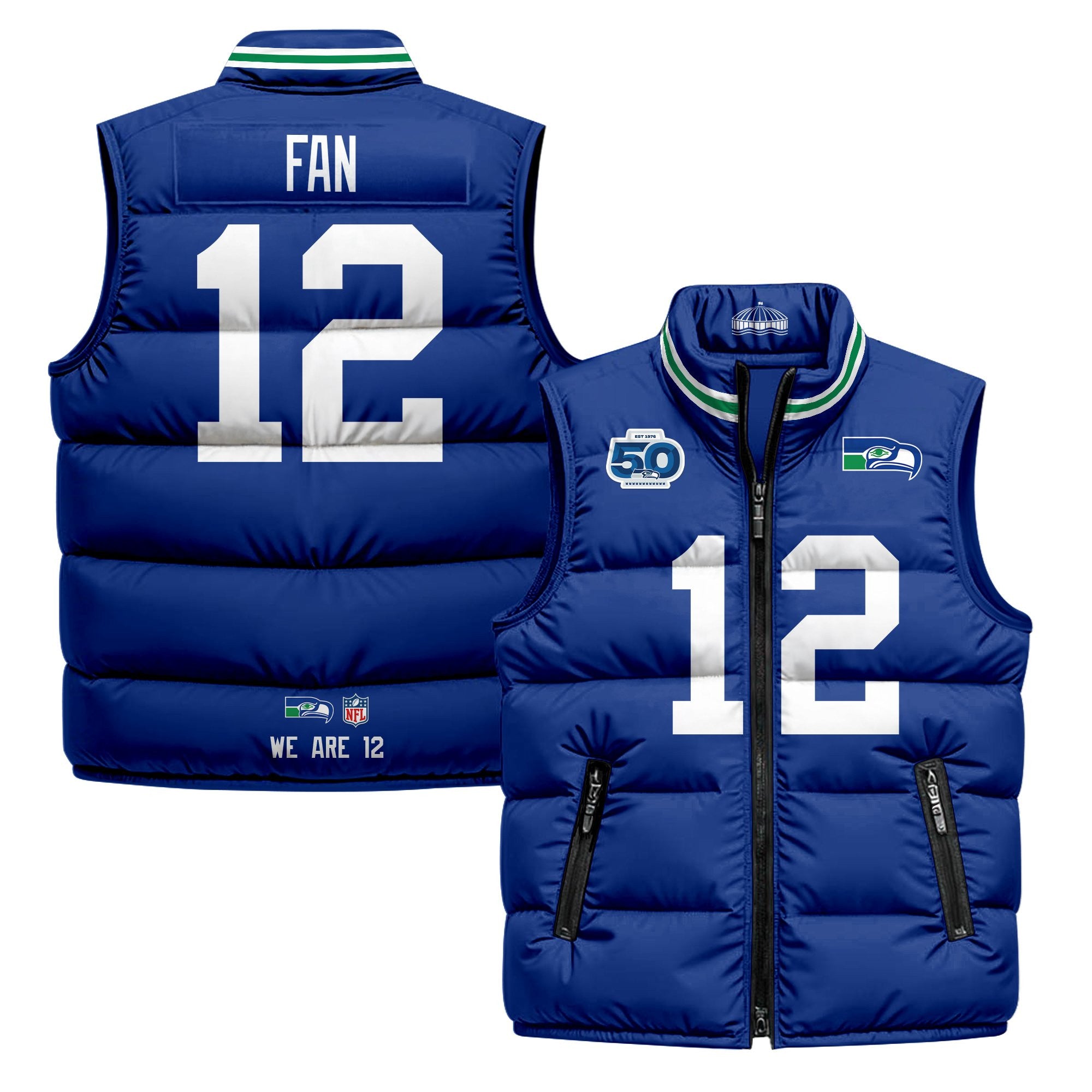 Seattle Seahawks 2026 Puffer Vest