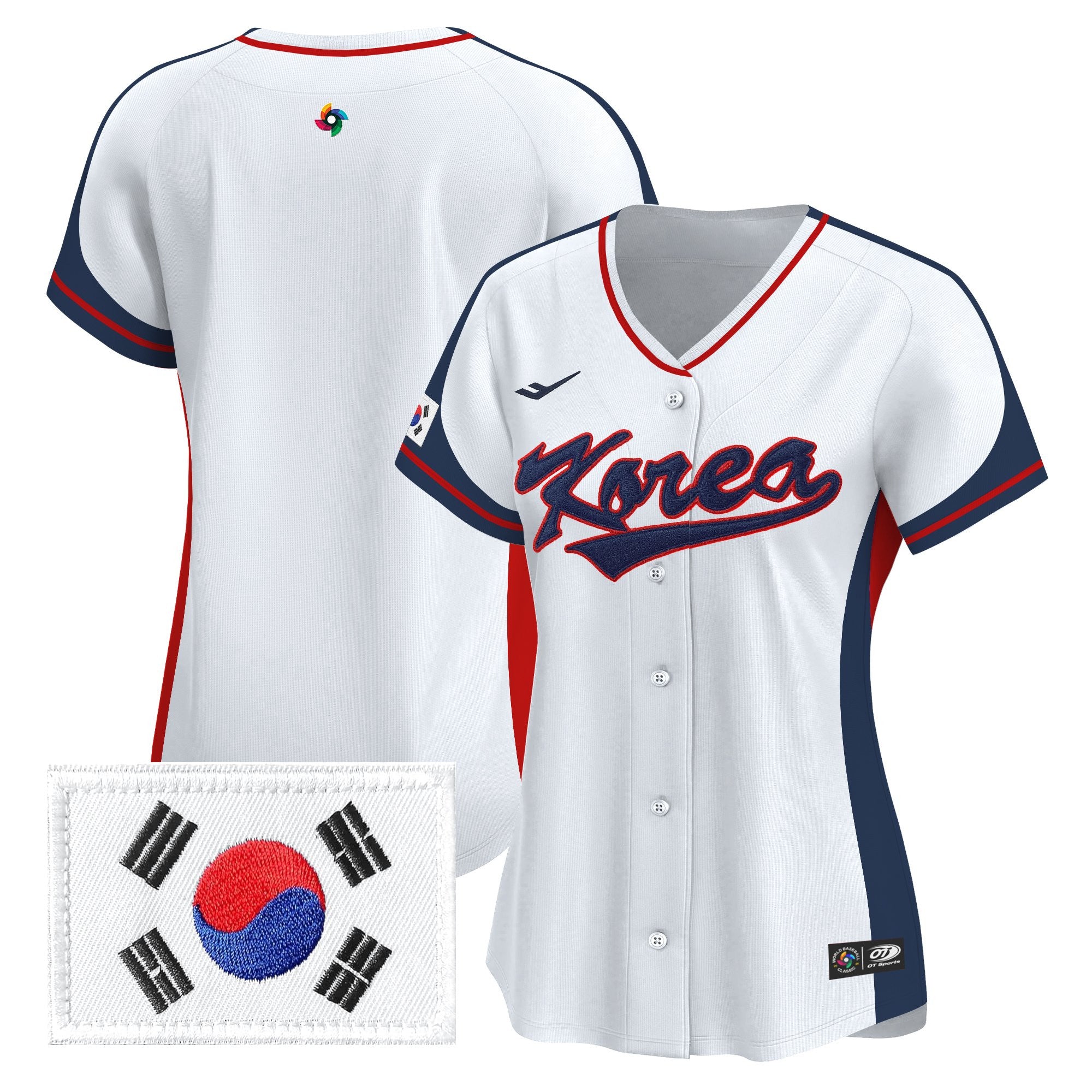 Women's Team Korea 2026 World Baseball Classic Vapor Premier Jersey - All Stitched