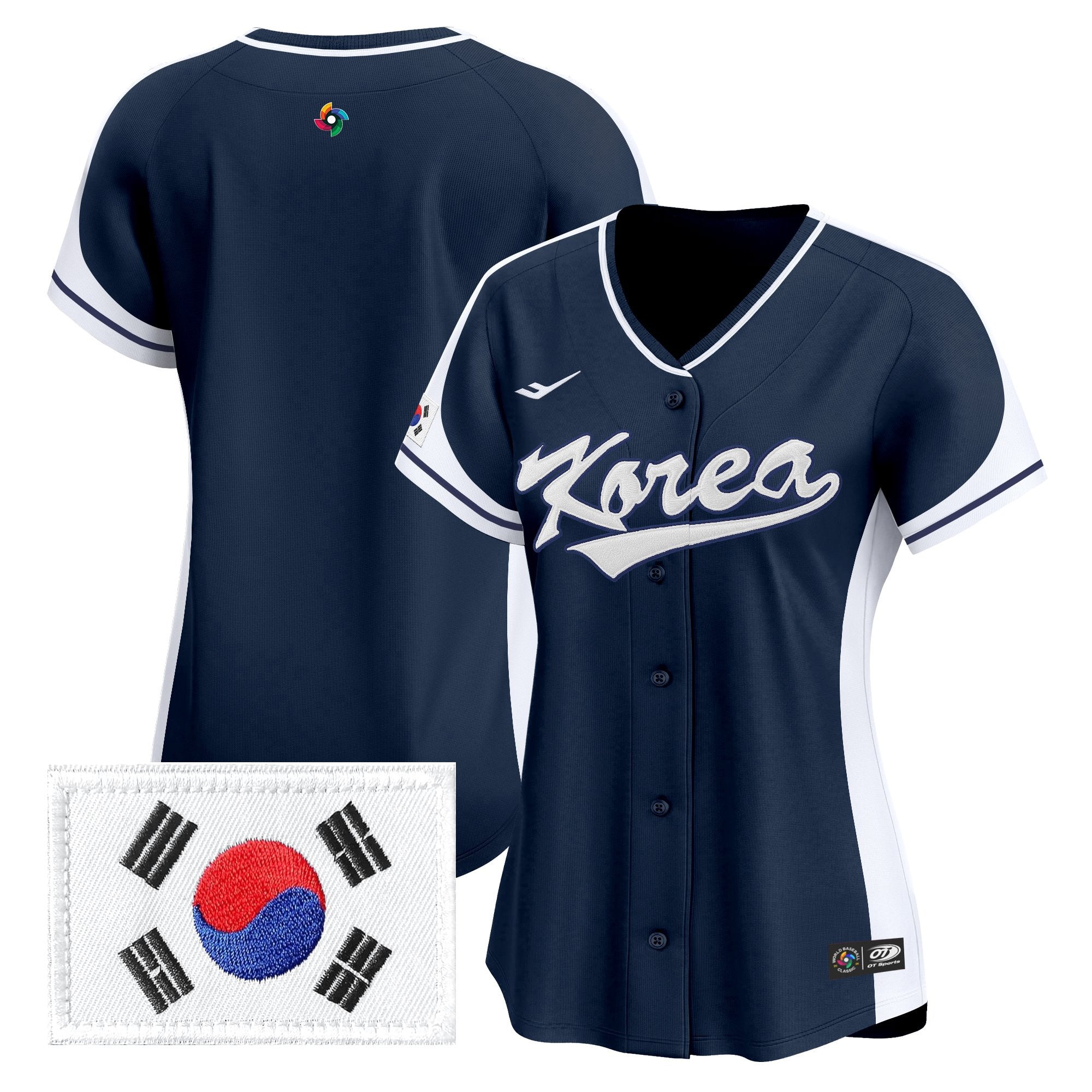 Women's Team Korea 2026 World Baseball Classic Vapor Premier Jersey - All Stitched