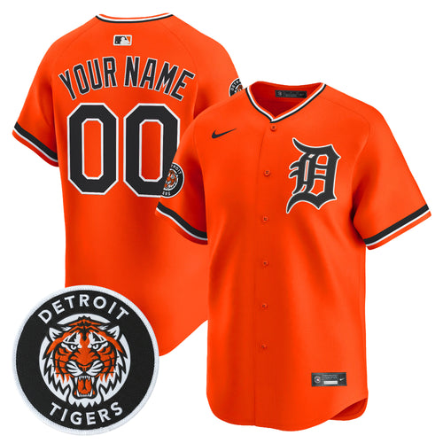 Detroit Tigers 2026 Alternate Vapor Premier Limited Custom Jersey - All Stitched