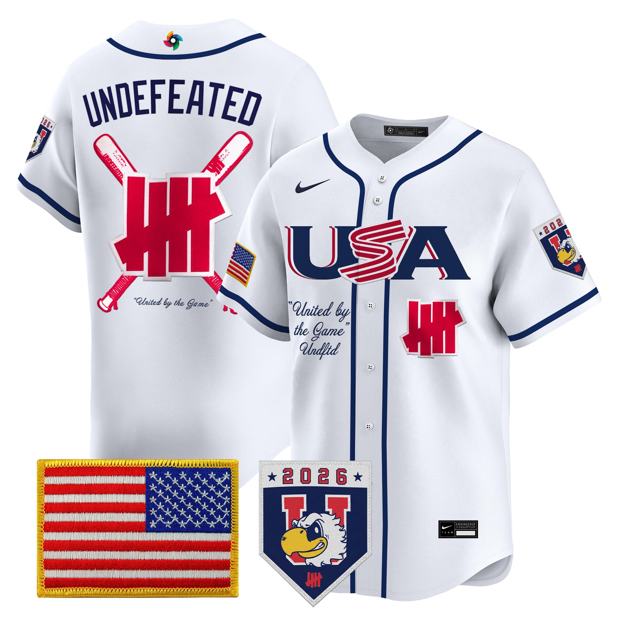 Team USA 2026 World Baseball Classic "Global Series" Vapor Premier Jersey - All Stitched
