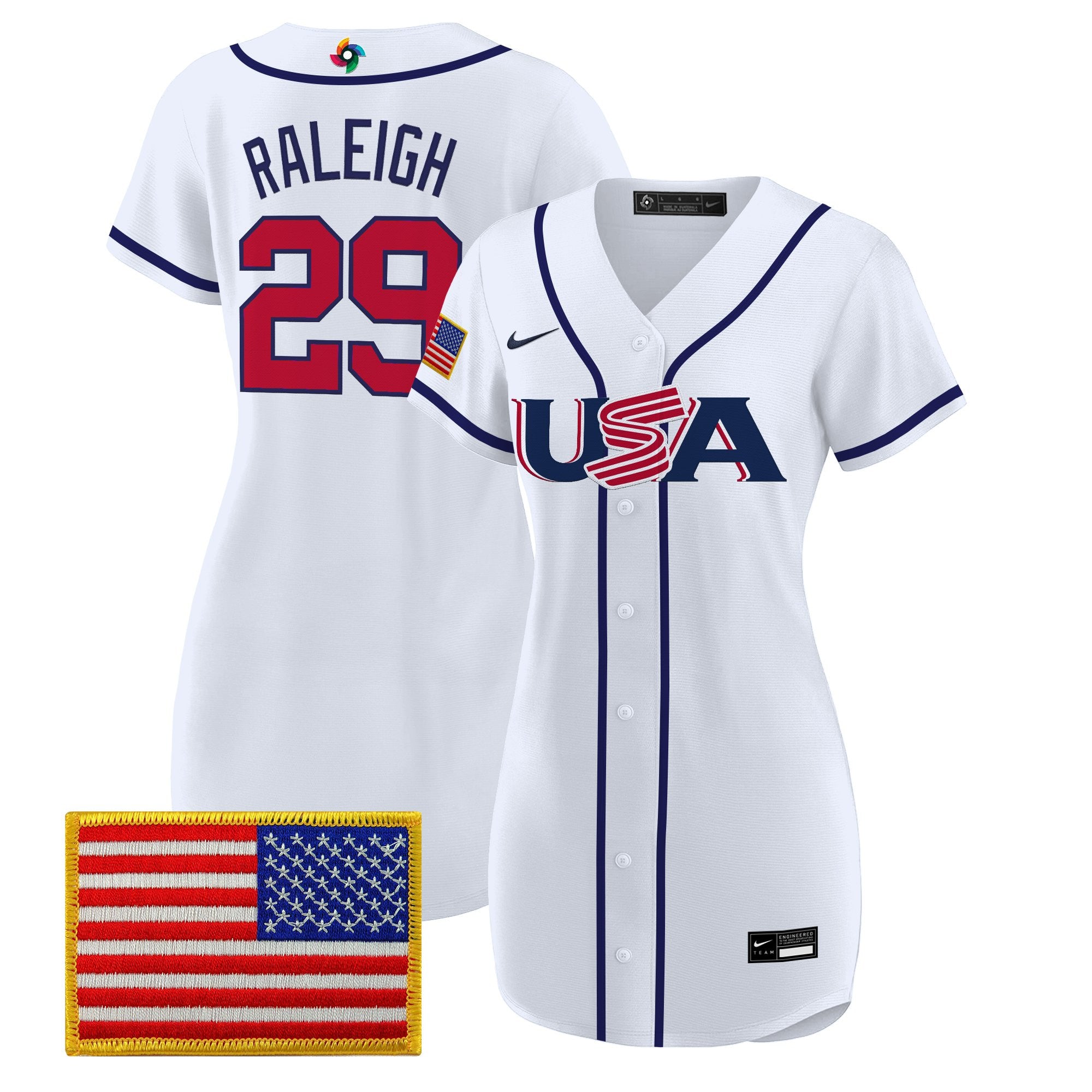 Women's Team USA 2026 World Baseball Classic Baseball Dress - All Stitched