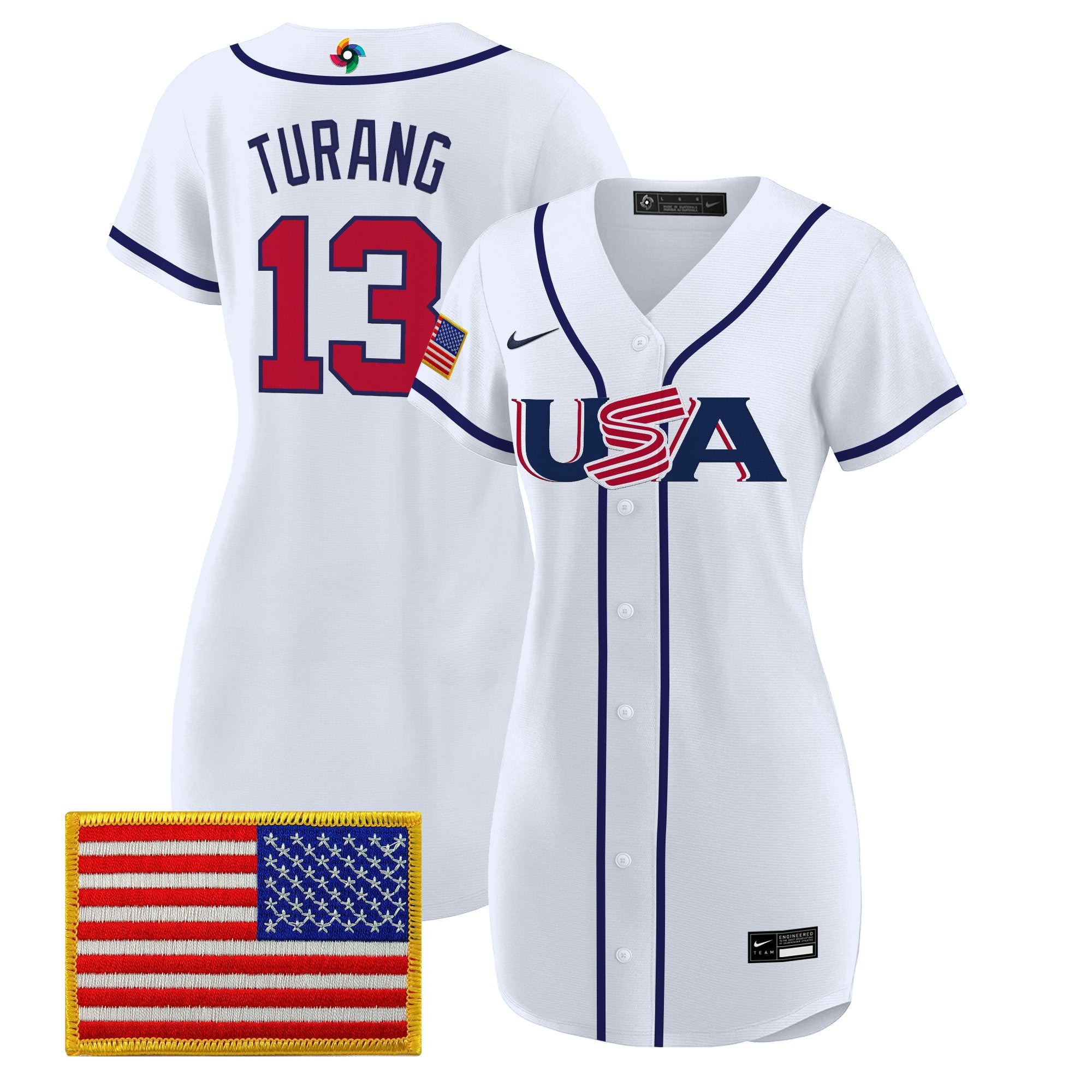 Women's Team USA 2026 World Baseball Classic Baseball Dress - All Stitched
