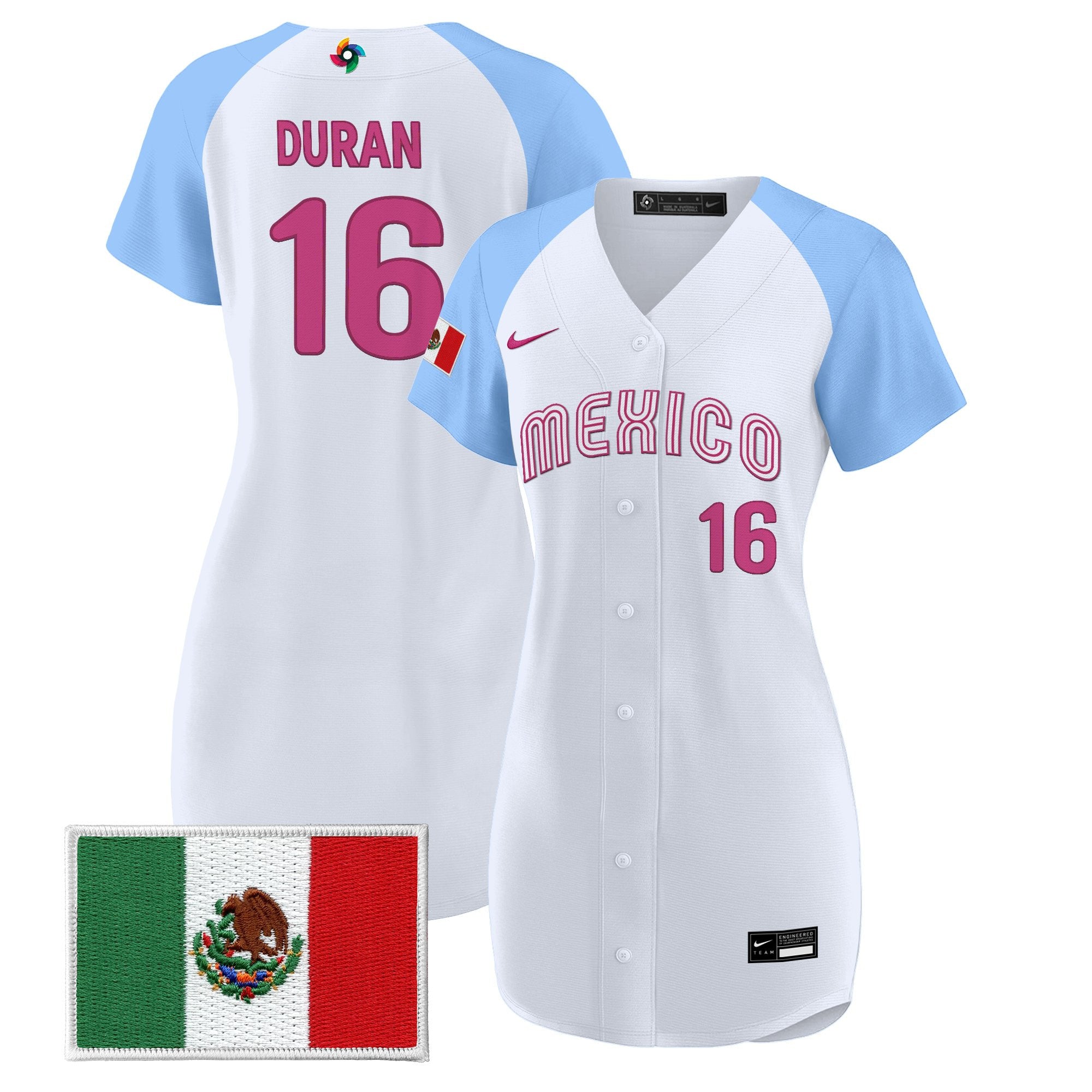 Women's Team Mexico World Baseball Classic Baseball Dress - All Stitched