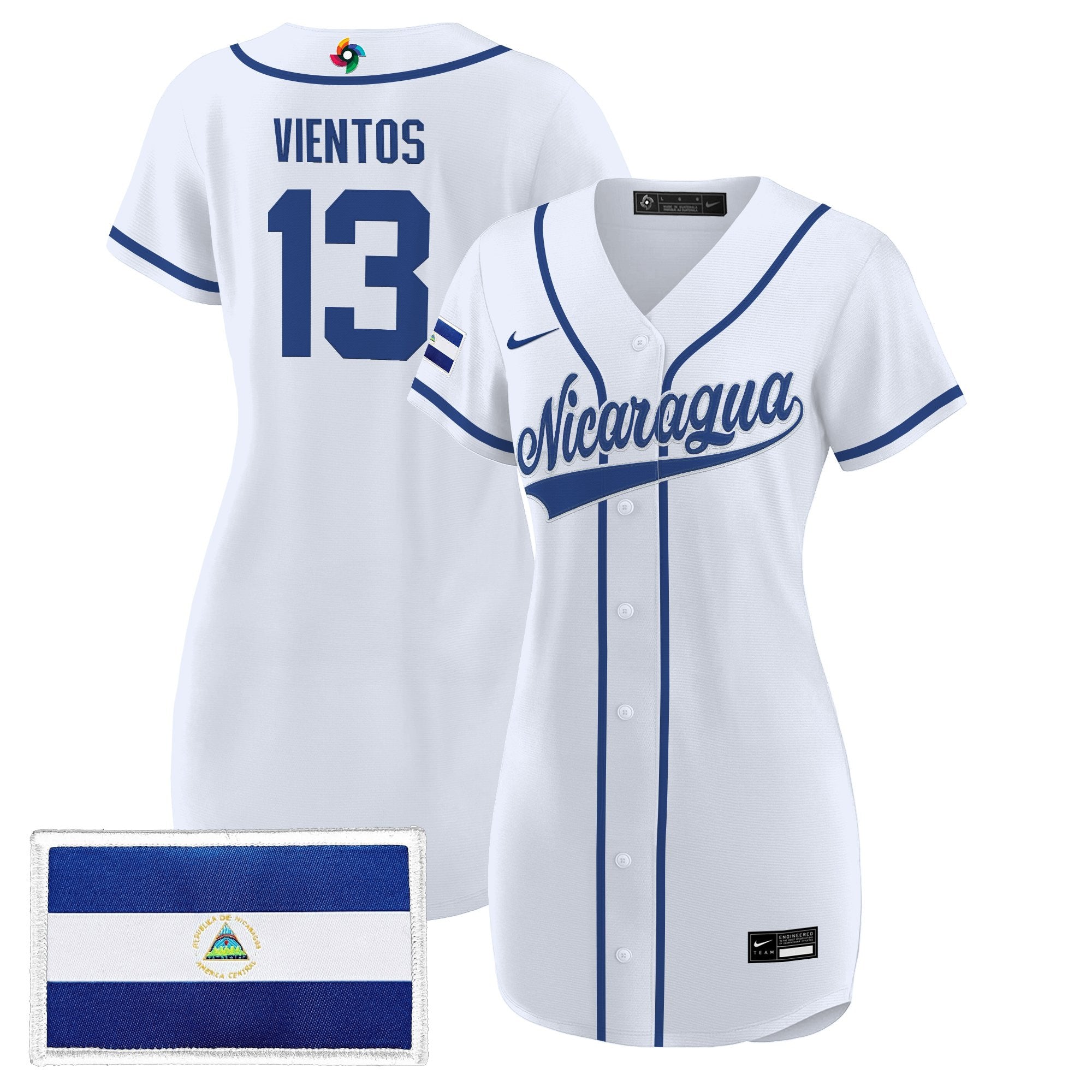 Women's Team Nicaragua 2026 World Baseball Classic Baseball Dress - All Stitched