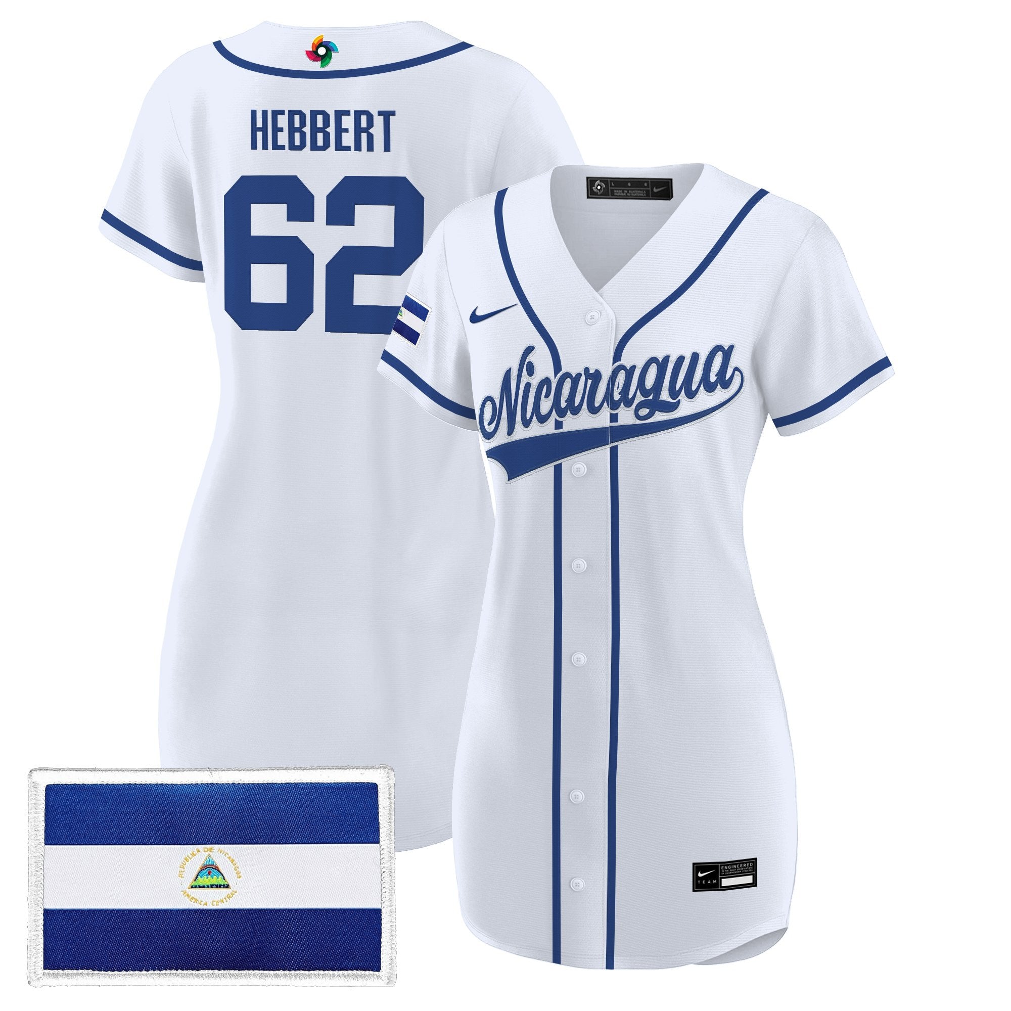 Women's Team Nicaragua 2026 World Baseball Classic Baseball Dress - All Stitched