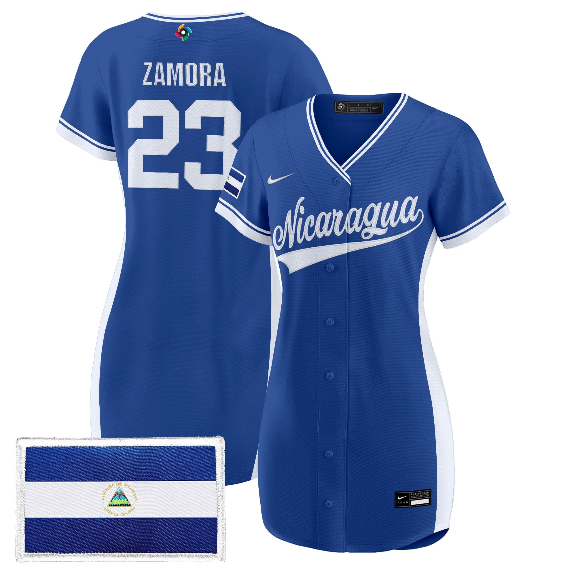 Women's Team Nicaragua 2026 World Baseball Classic Baseball Dress - All Stitched