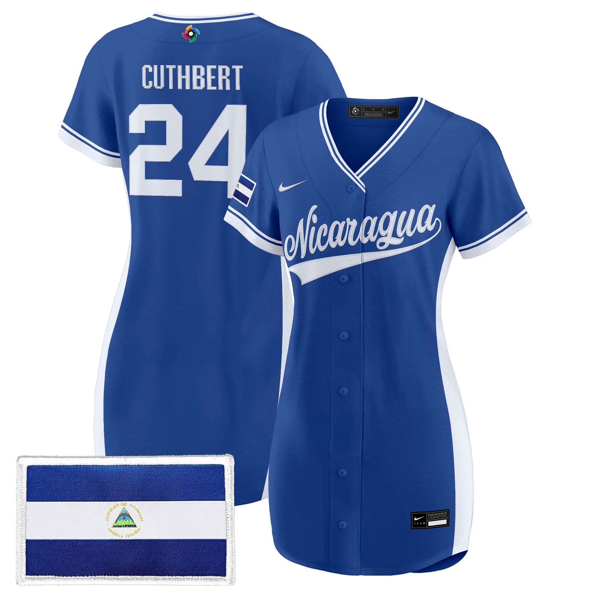 Women's Team Nicaragua 2026 World Baseball Classic Baseball Dress - All Stitched