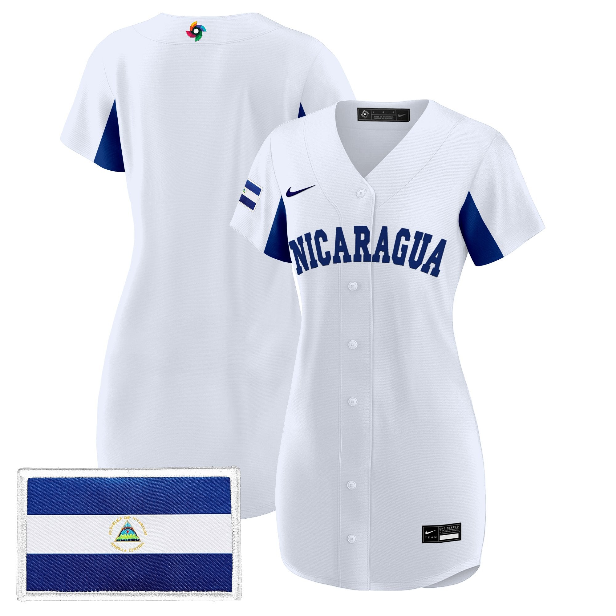 Women's Team Nicaragua 2026 World Baseball Classic Baseball Dress - All Stitched