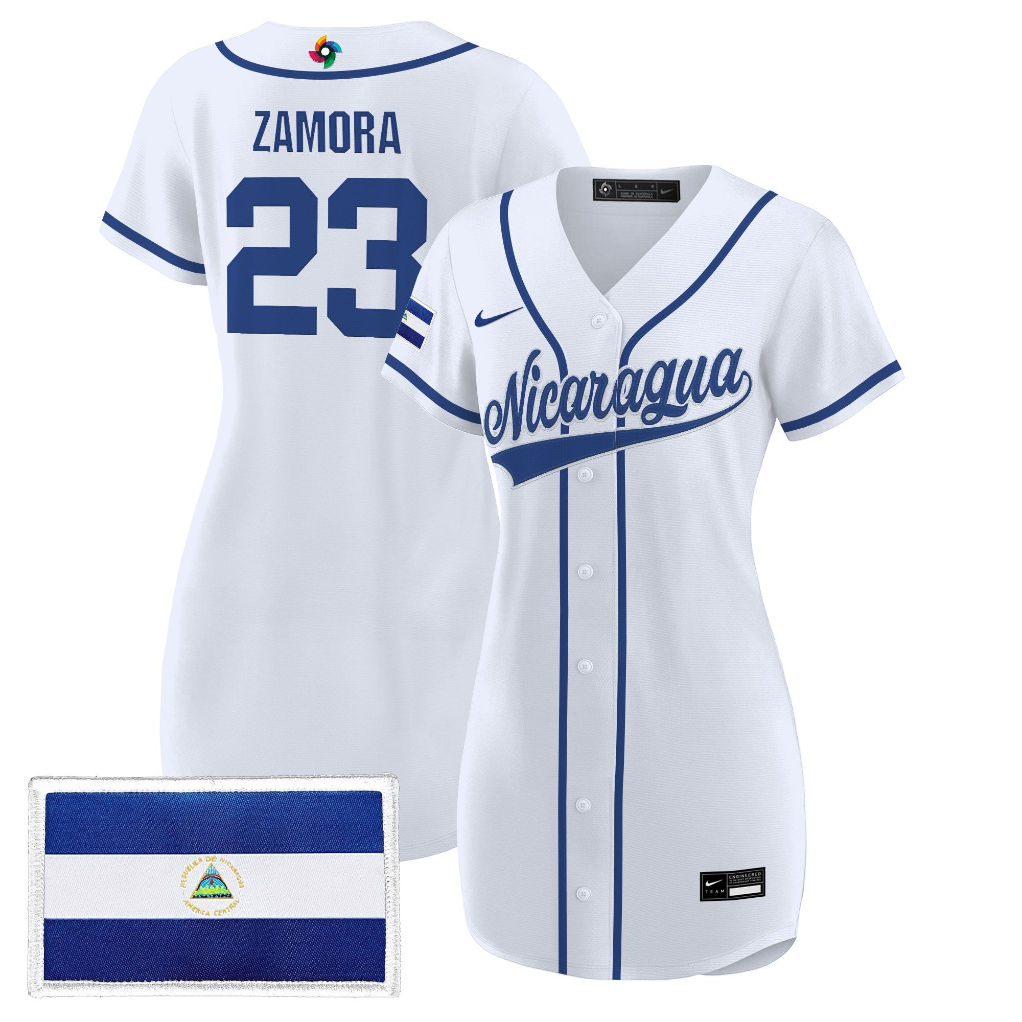 Women's Team Nicaragua 2026 World Baseball Classic Baseball Dress - All Stitched