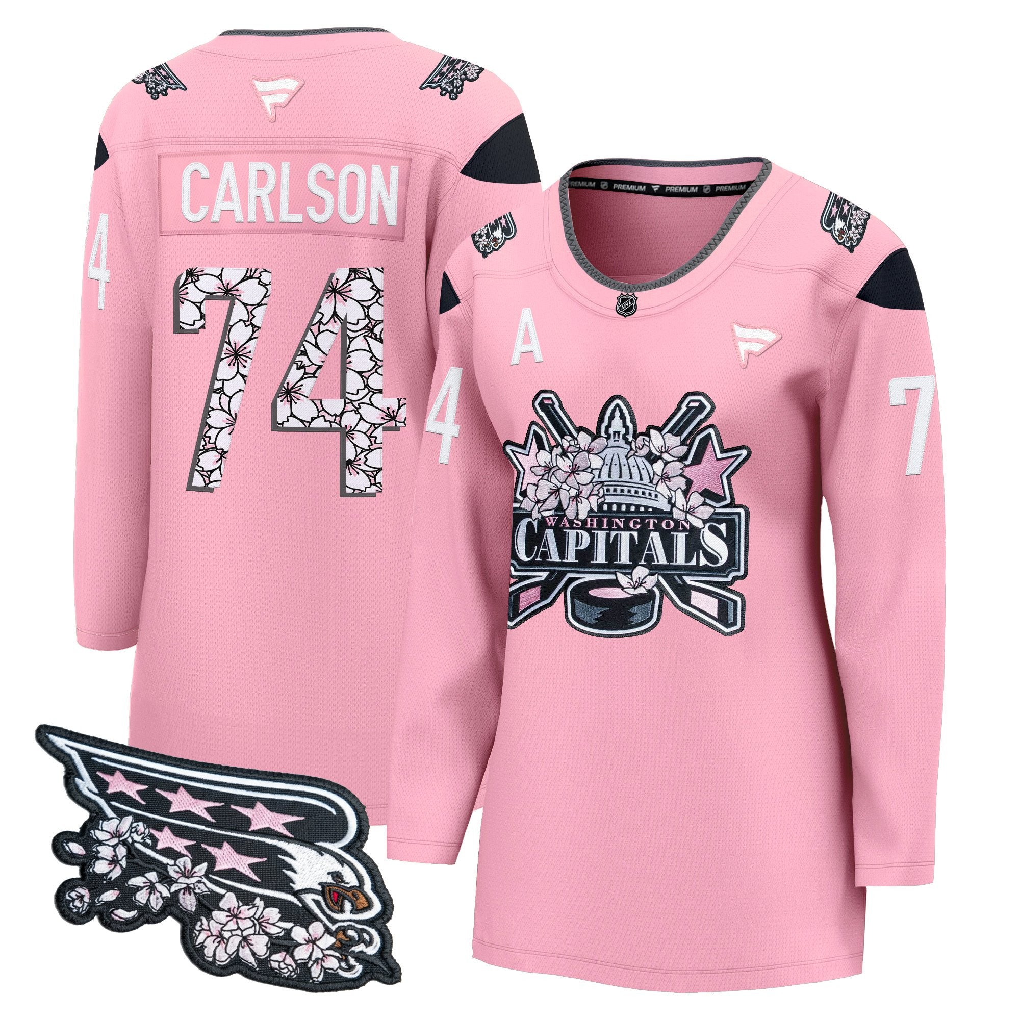 Women's Washington Capitals 2026 Cherry Blossom Premium Jersey - All Stitched