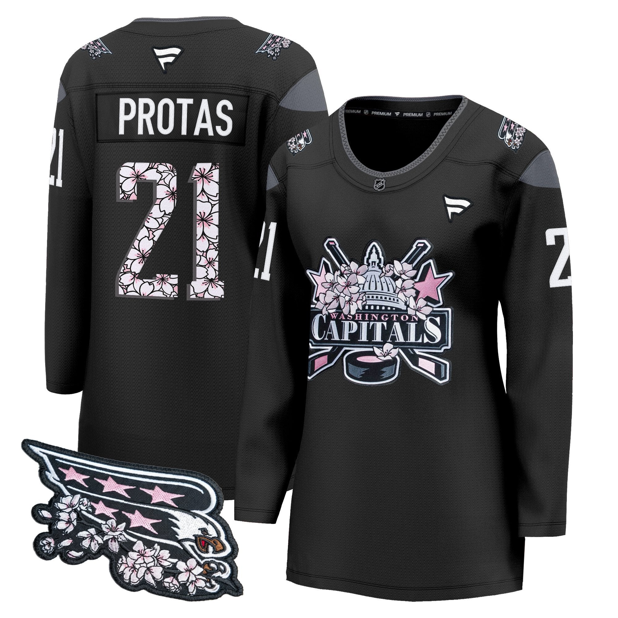Women's Washington Capitals 2026 Cherry Blossom Premium Jersey - All Stitched