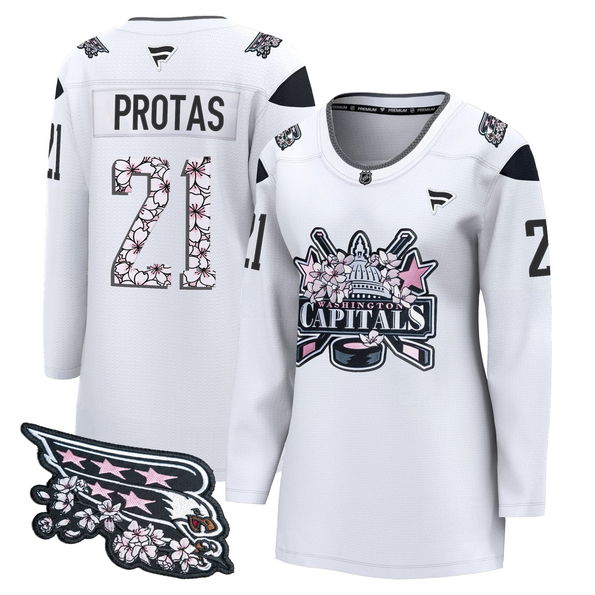 Women's Washington Capitals 2026 Cherry Blossom Premium Jersey - All Stitched