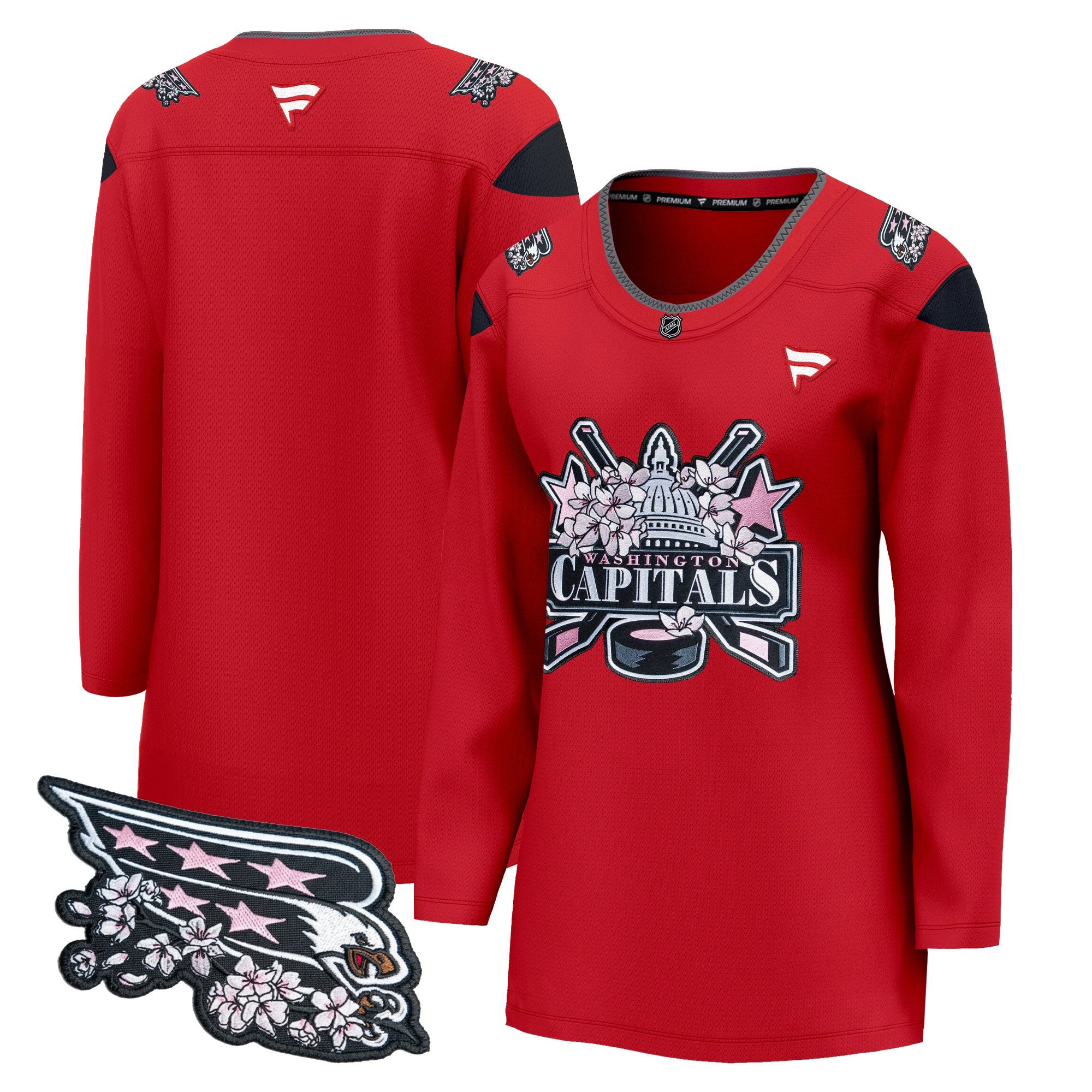 Women's Washington Capitals 2026 Cherry Blossom Premium Jersey - All Stitched