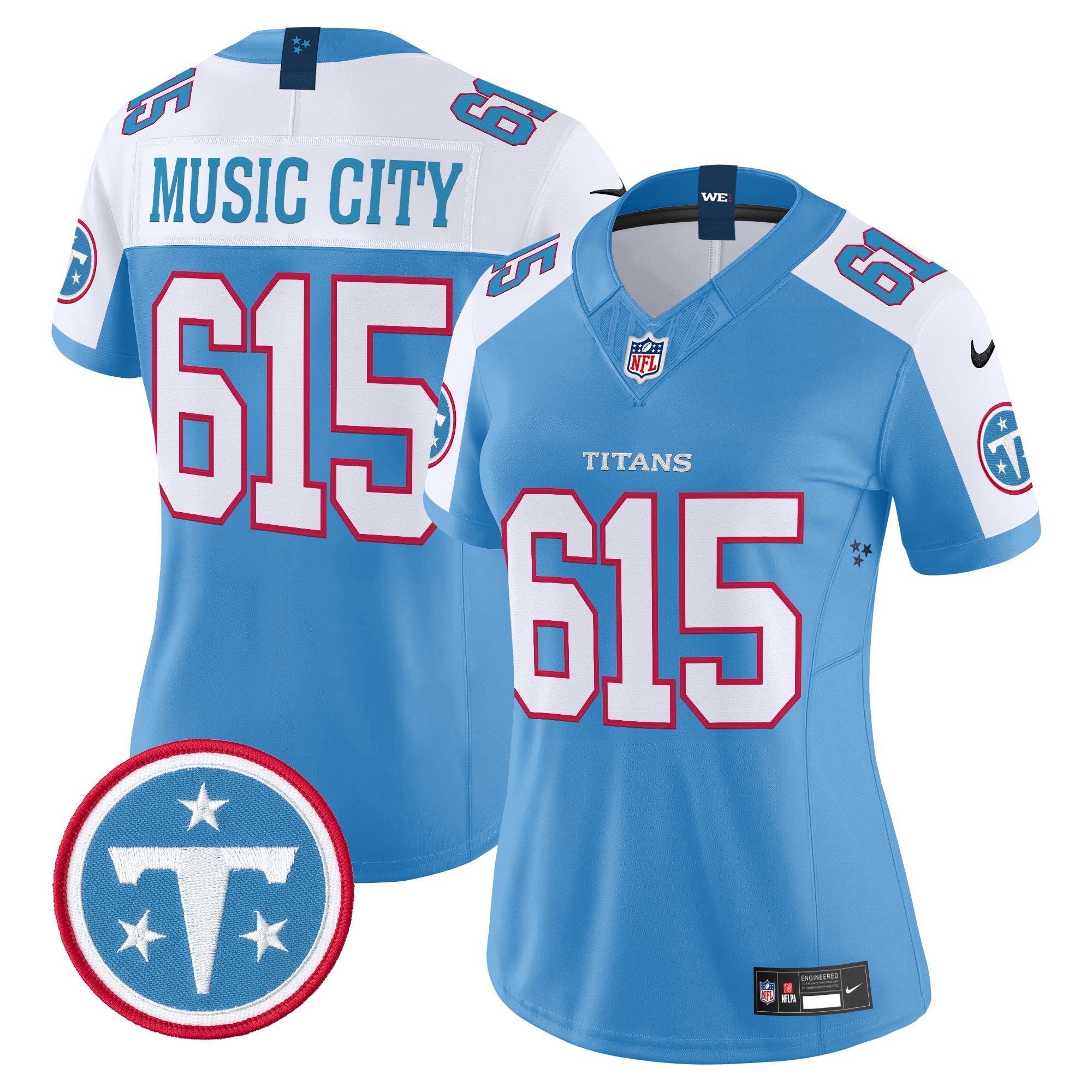 Women's Tennessee Titans 2026 Vapor Limited Jersey - All Stitched