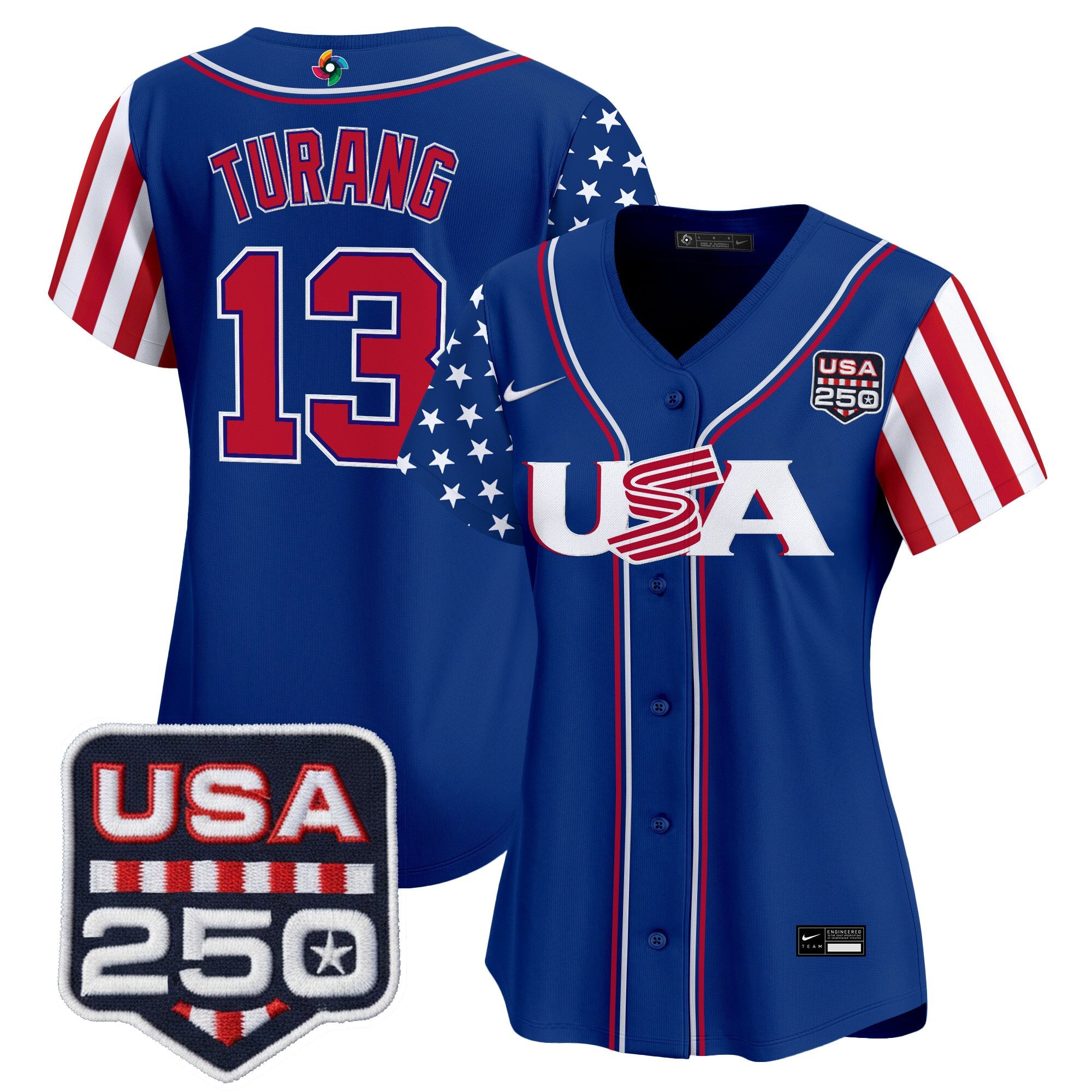 Women's Team USA World Baseball Classic "America250 Edition" Vapor Premier Limited Jersey - All Stitched