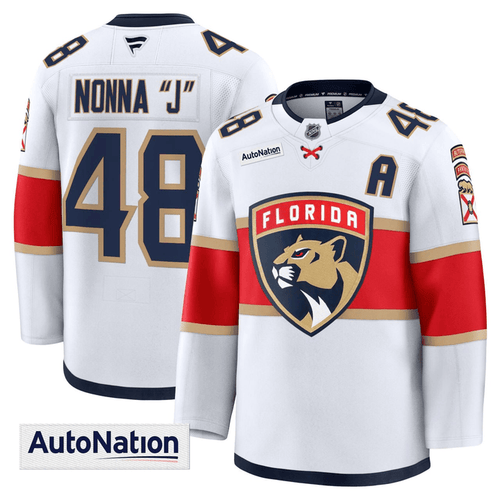 Florida Panthers Premium Customized Jersey - All Stitched