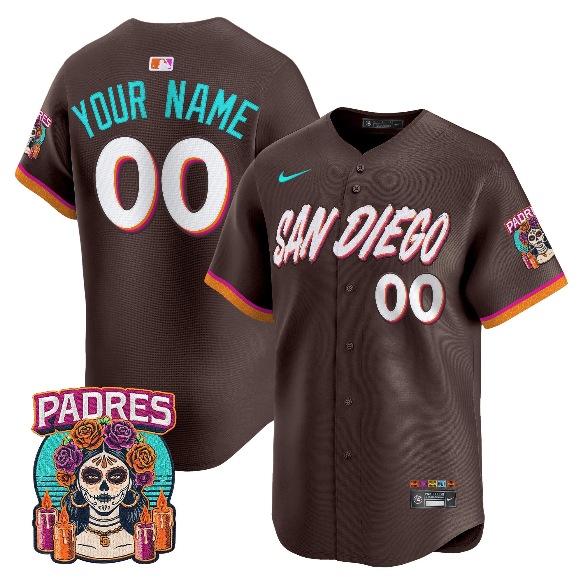 San Diego Padres 2026 City Connect Vapor Premier Limited Custom Jersey - All Stitched