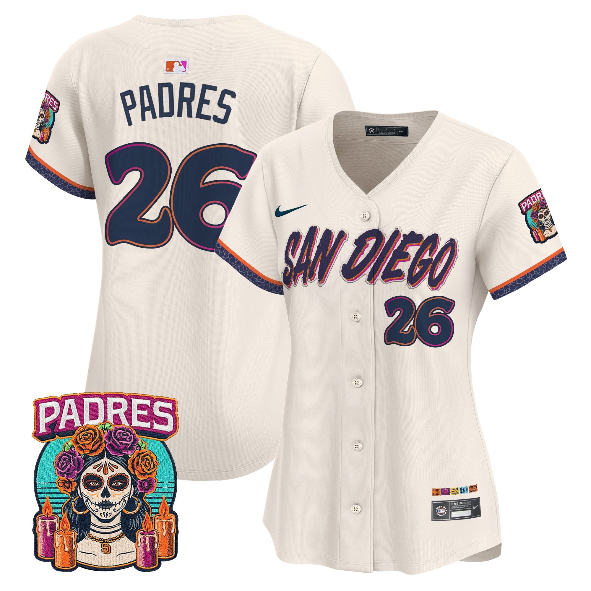 Women's San Diego Padres 2026 City Connect Vapor Premier Limited Jersey - All Stitched