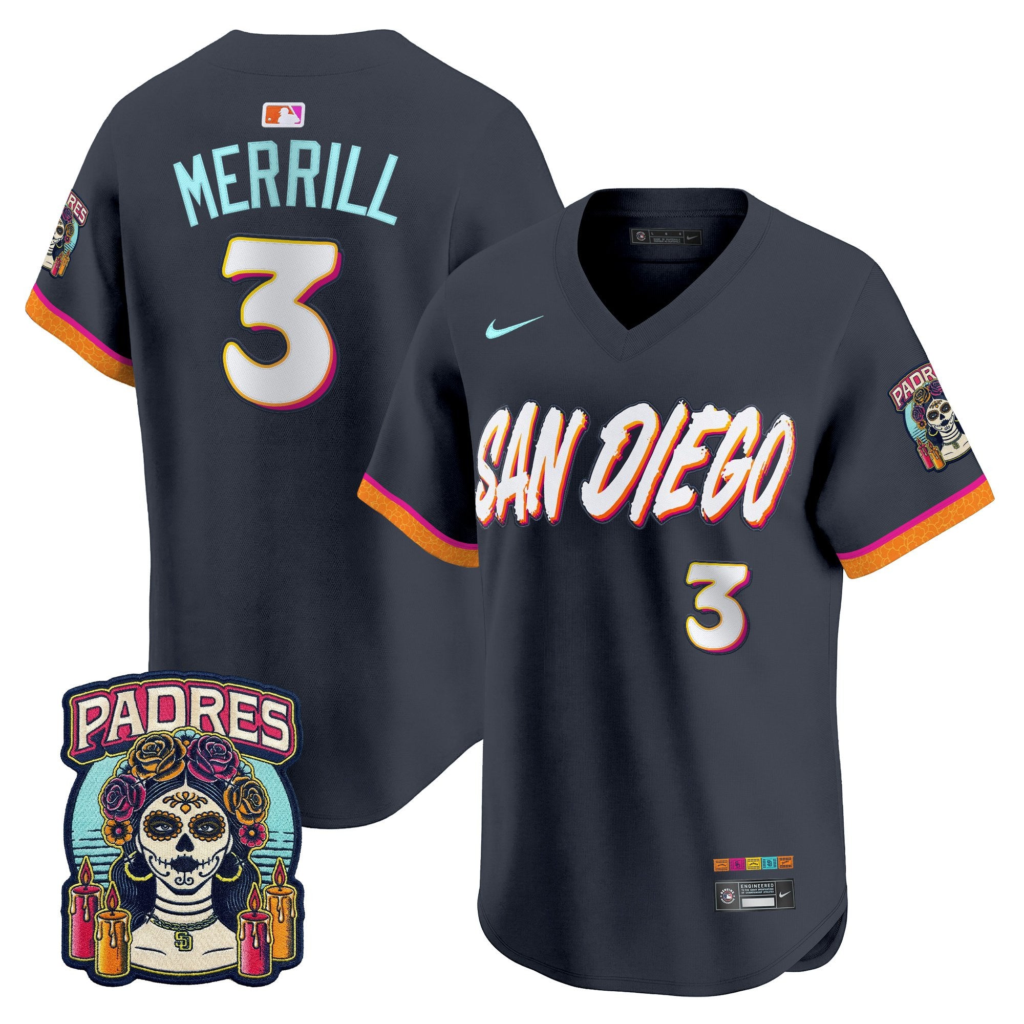 San Diego Padres 2026 City Connect Vapor Premier Limited Jersey V2 - All Stitched