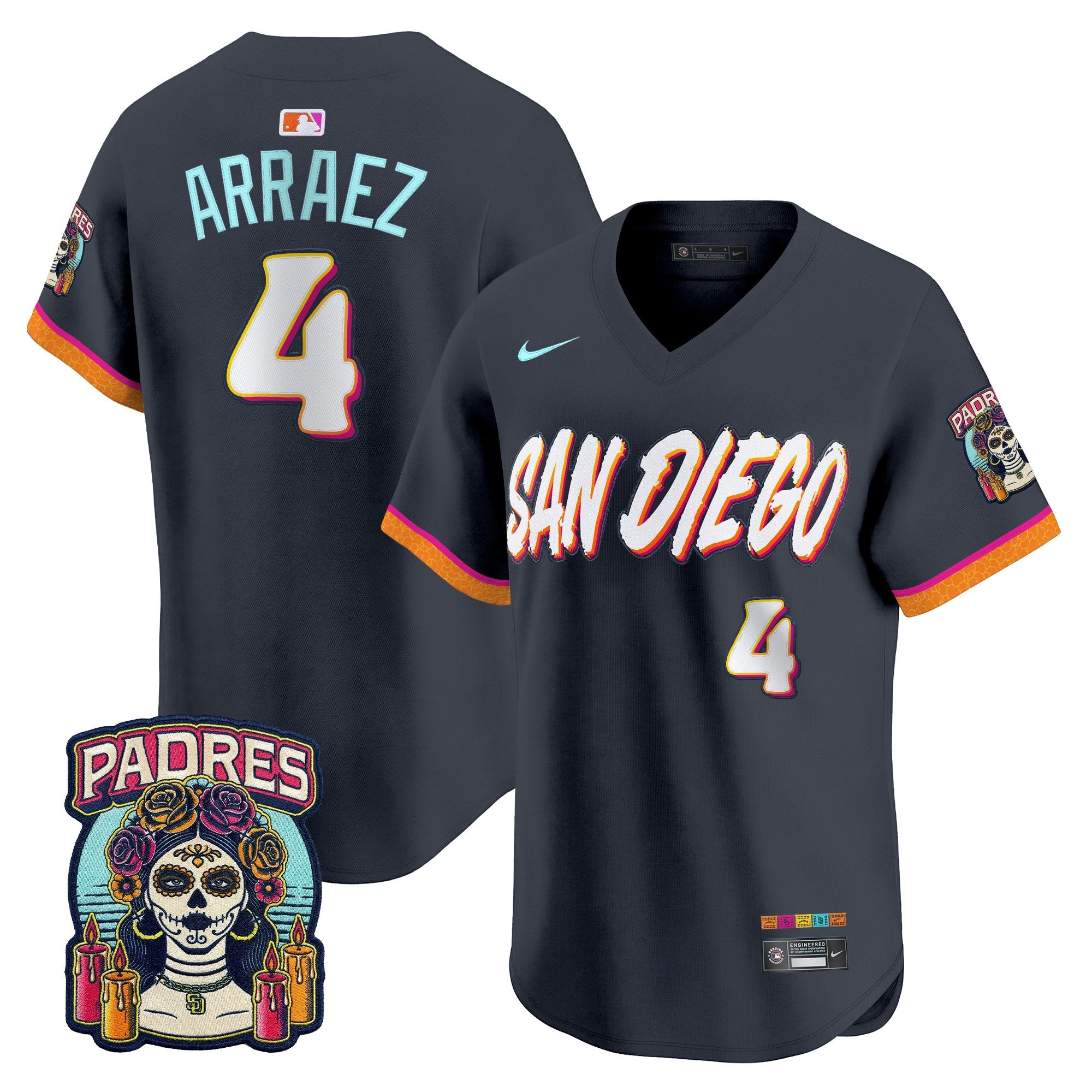 San Diego Padres 2026 City Connect Vapor Premier Limited Jersey V2 - All Stitched