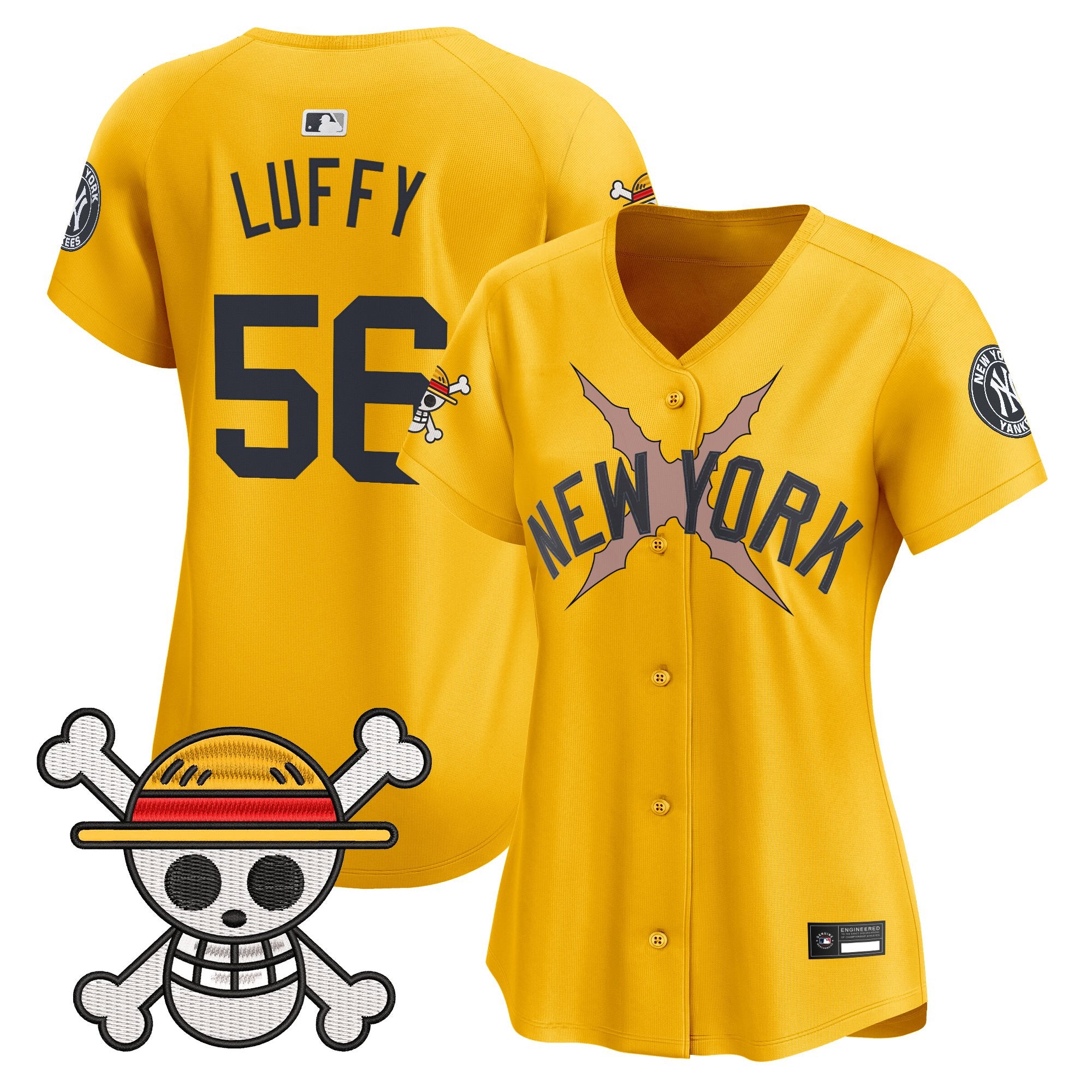Women's New York Yankees x One Piece Vapor Premier Limited Jersey - Stitched