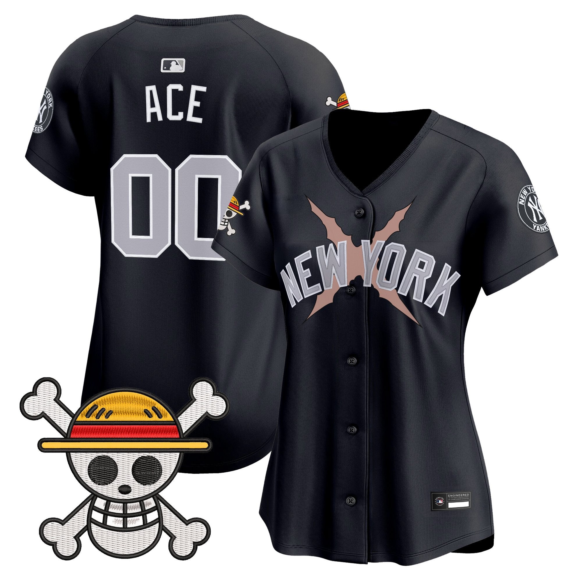 Women's New York Yankees x One Piece Vapor Premier Limited Jersey - Stitched