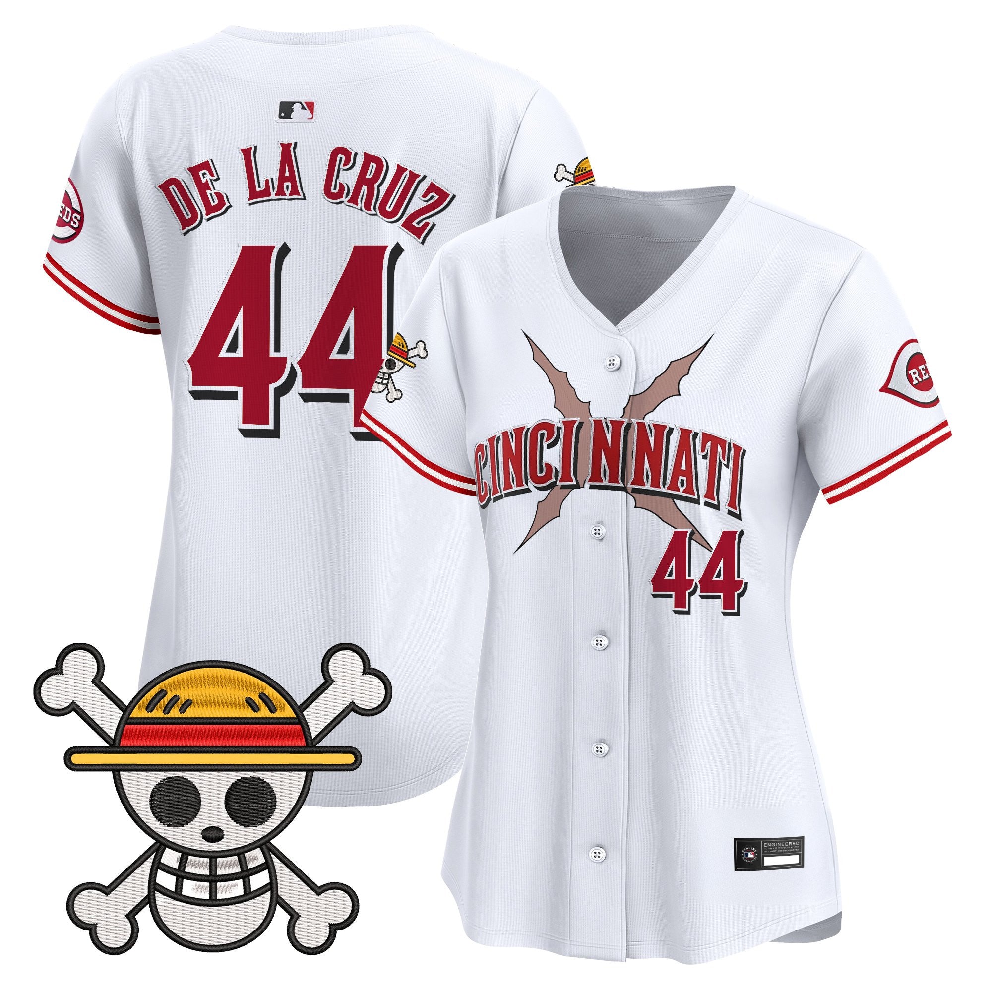 Women's Cincinnati Reds x One Piece Vapor Premier Limited Jersey - Stitched
