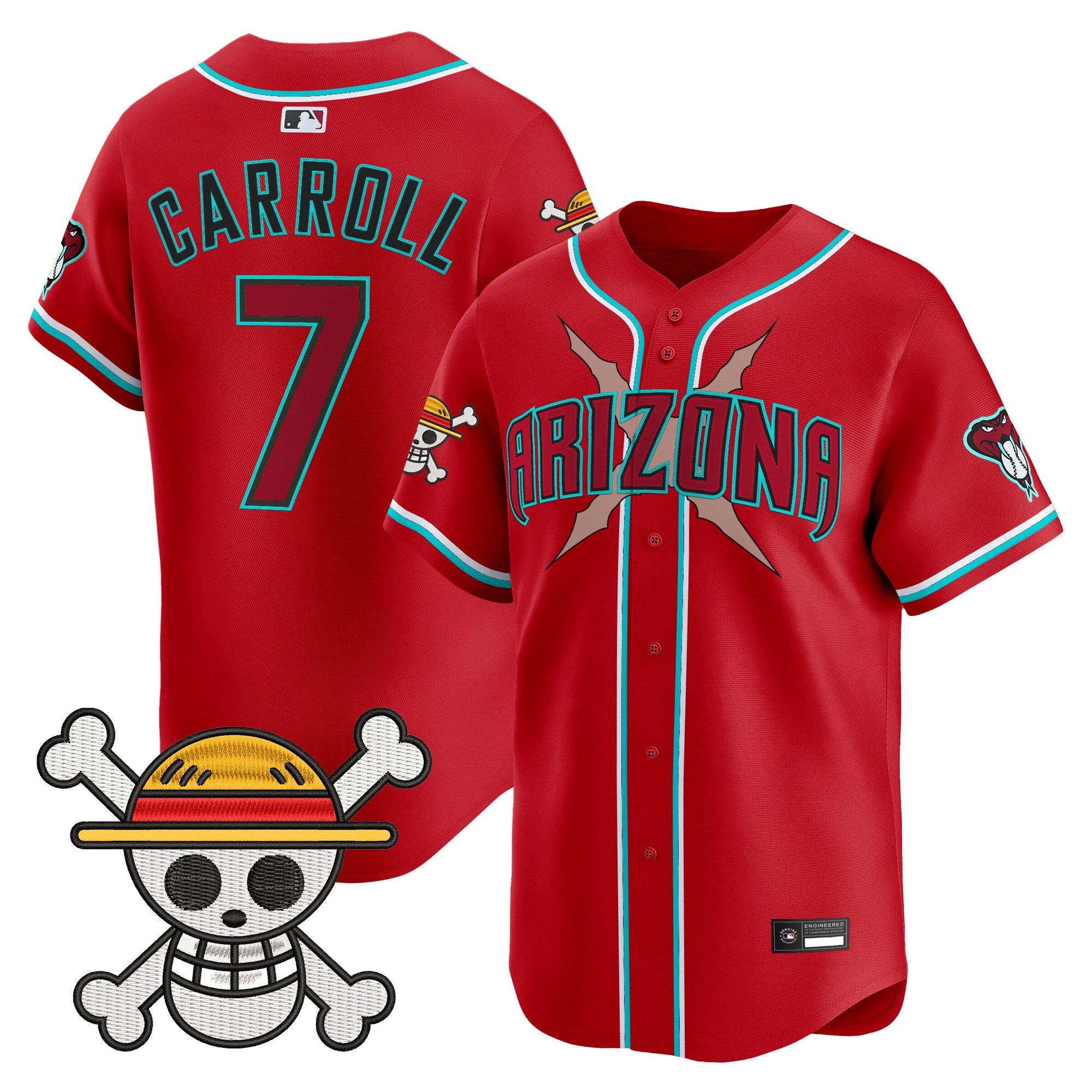 Men's Diamondbacks x One Piece Vapor Premier Limited Jersey - Stitched