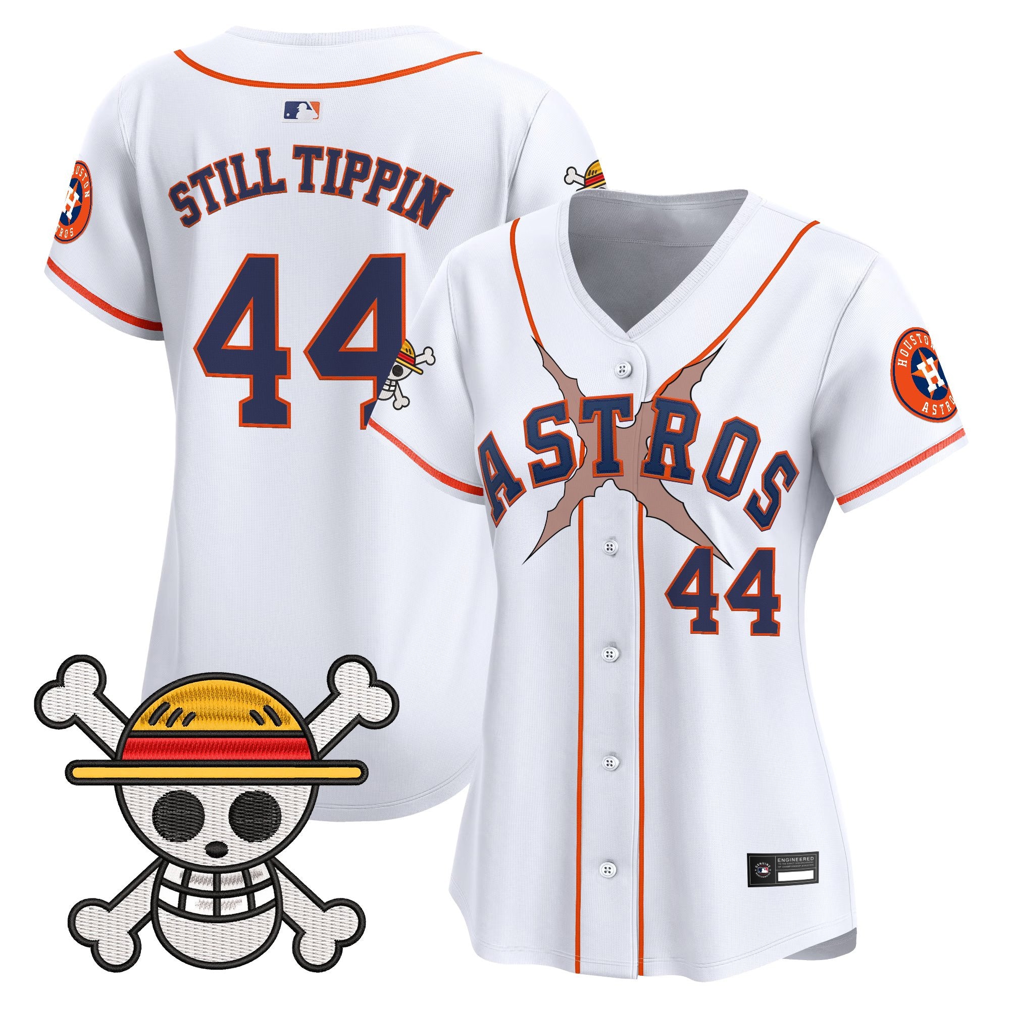 Women's Houston Astros x One Piece Vapor Premier Limited Jersey - Stitched