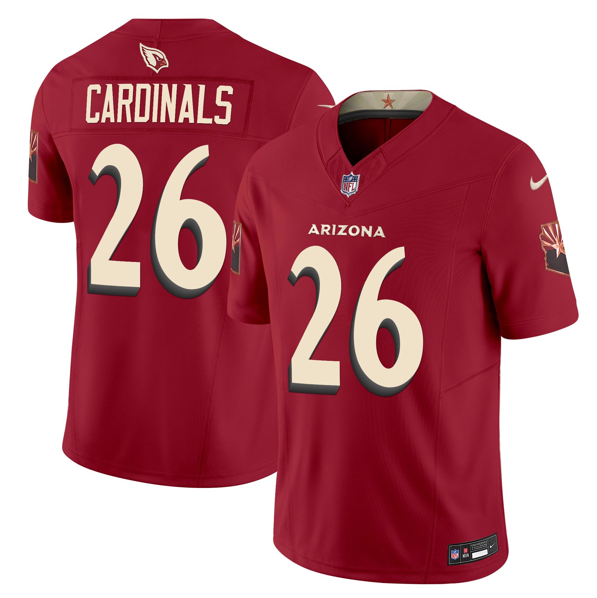 Men's Arizona Cardinals 2025 "Rivalries" Vapor Limited Jersey - All Stitched