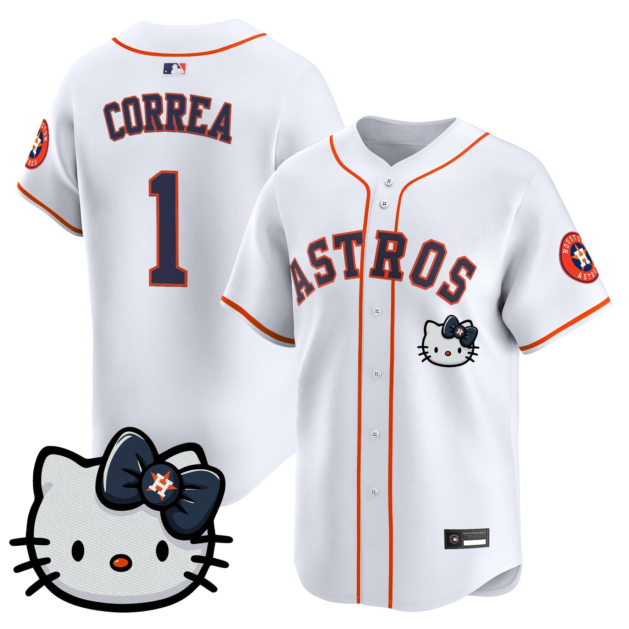 Unisex Houston Astros Hello Kitty Vapor Premier Limited Jersey – All Stitched
