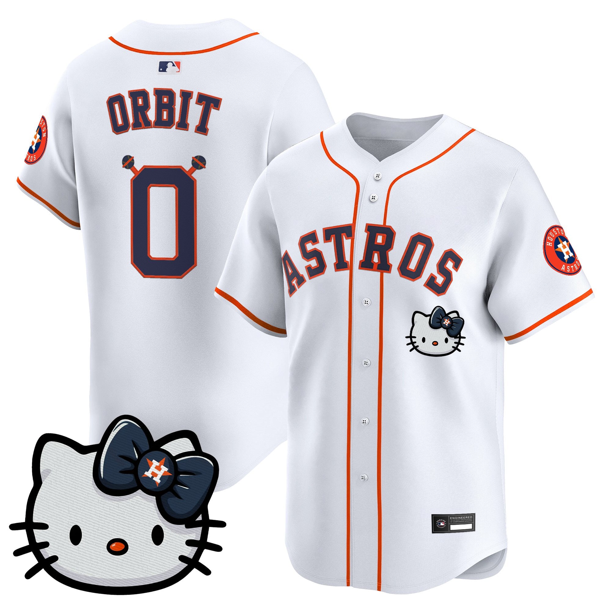 Unisex Houston Astros Hello Kitty Vapor Premier Limited Jersey – All Stitched