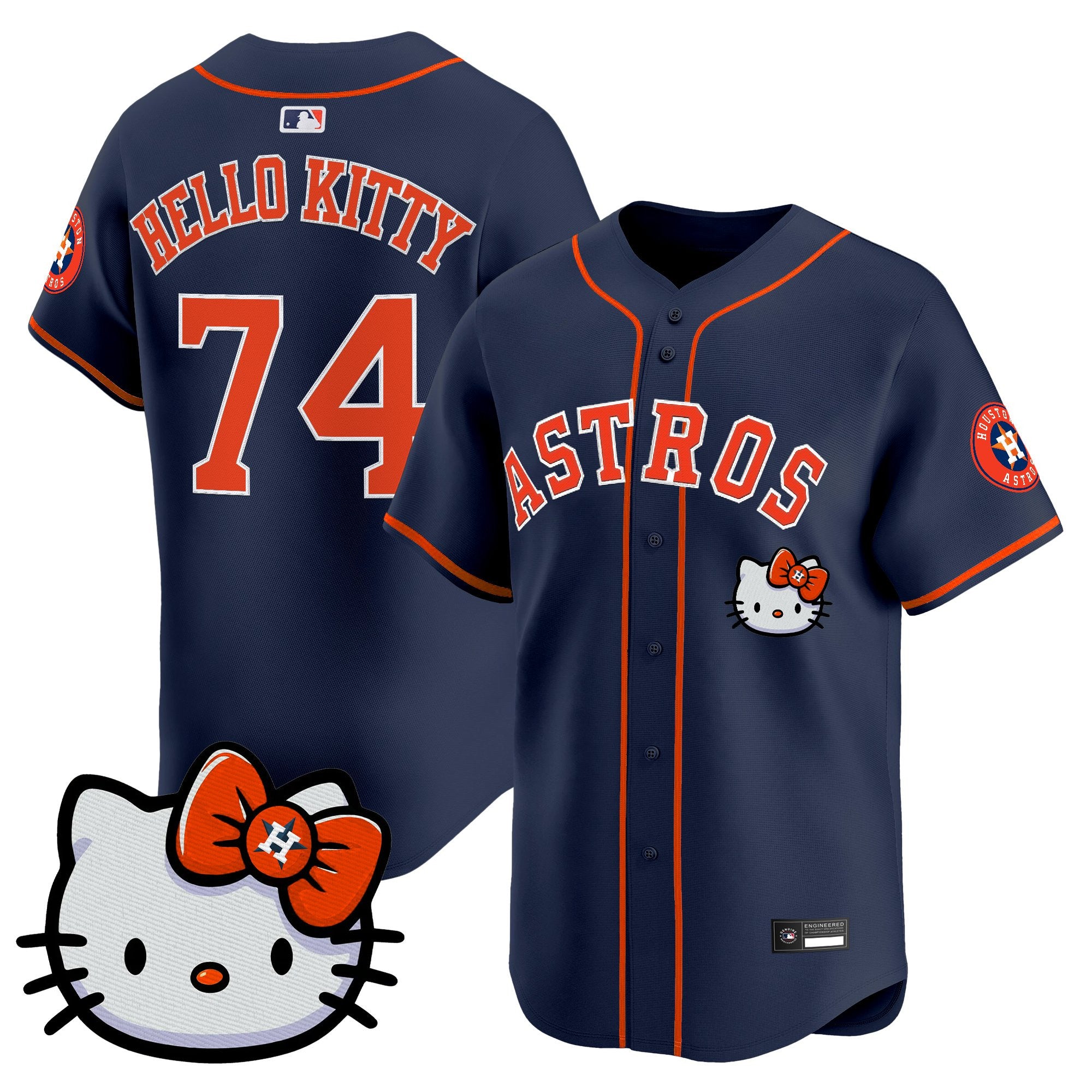 Unisex Houston Astros Hello Kitty Vapor Premier Limited Jersey – All Stitched