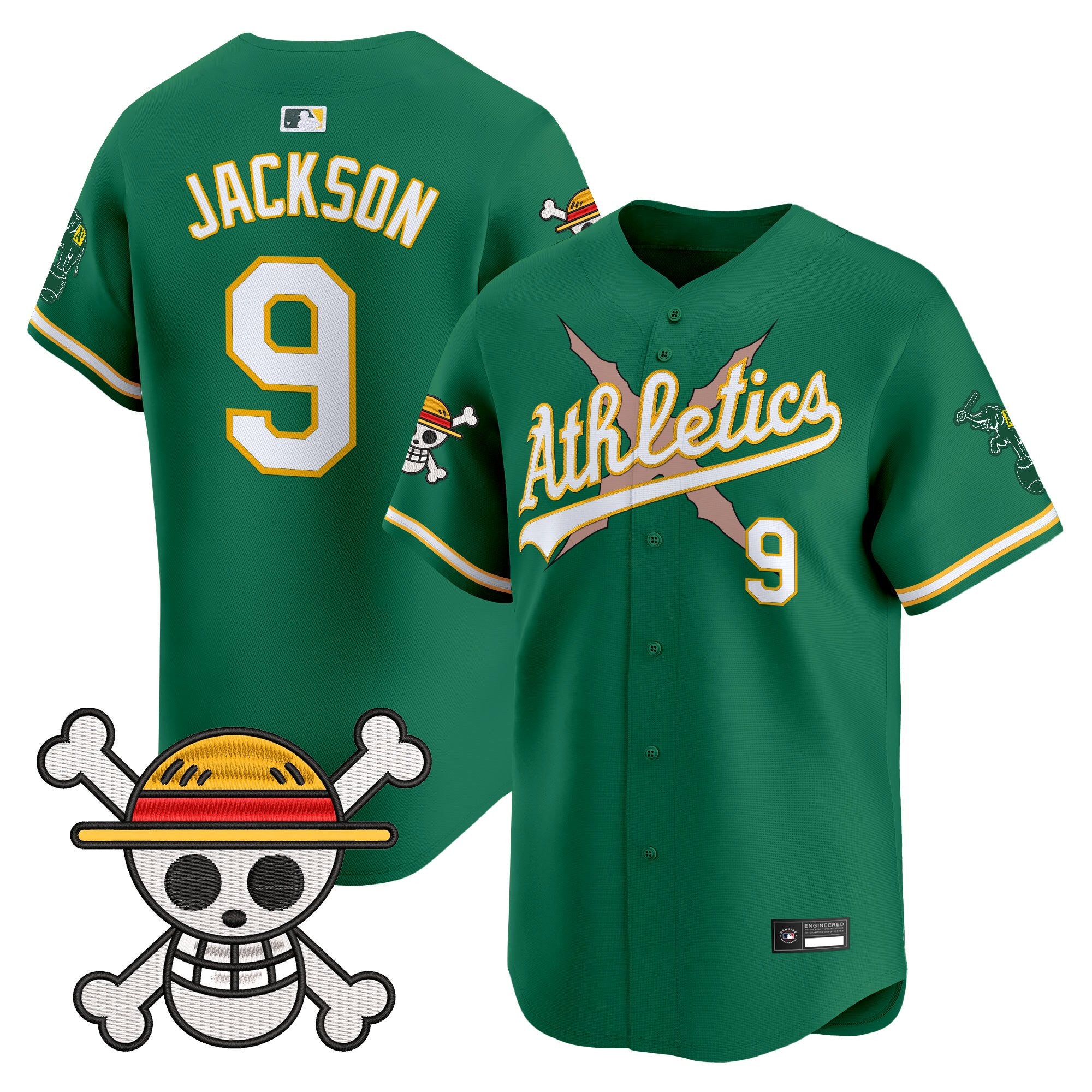Men's Athletics x One Piece Vapor Premier Limited Jersey - Stitched