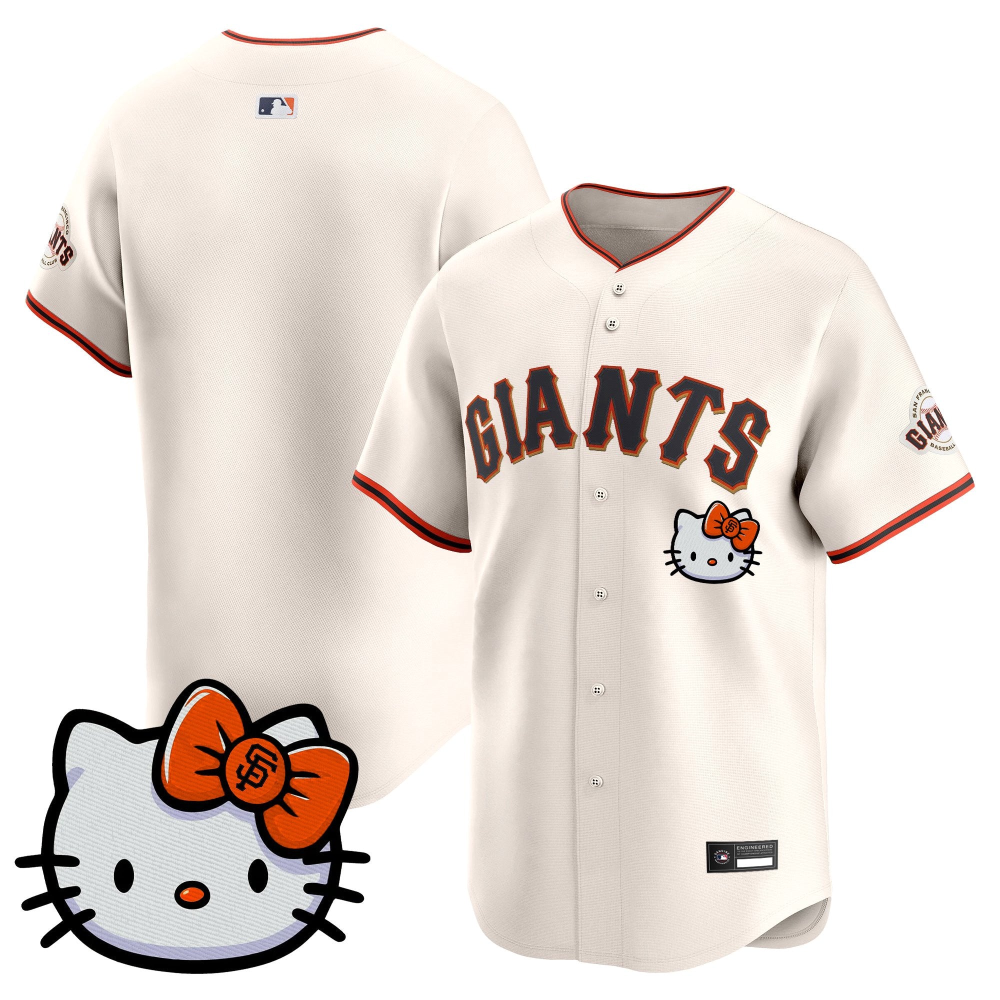 Unisex San Francisco Giants Hello Kitty Vapor Premier Limited Jersey – All Stitched