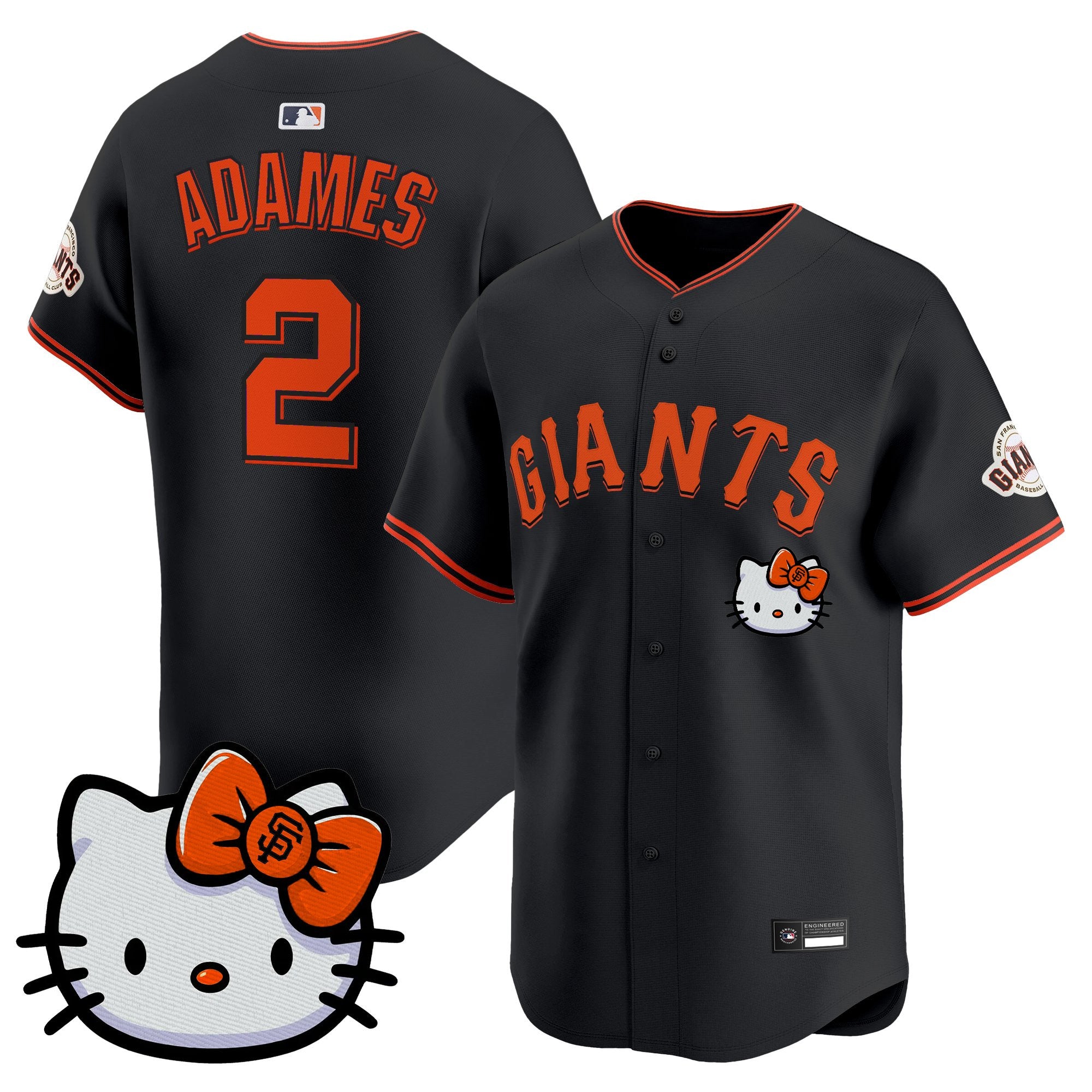 Unisex San Francisco Giants Hello Kitty Vapor Premier Limited Jersey – All Stitched