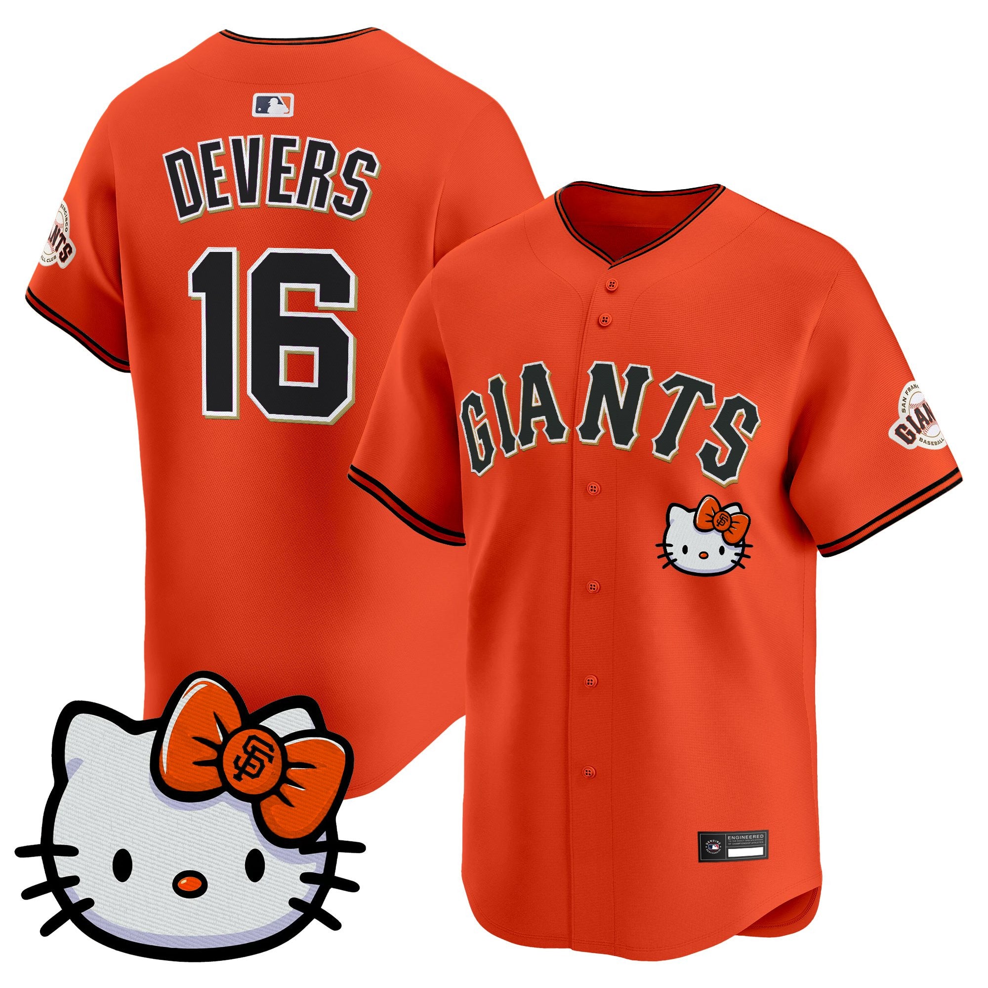 Unisex San Francisco Giants Hello Kitty Vapor Premier Limited Jersey – All Stitched