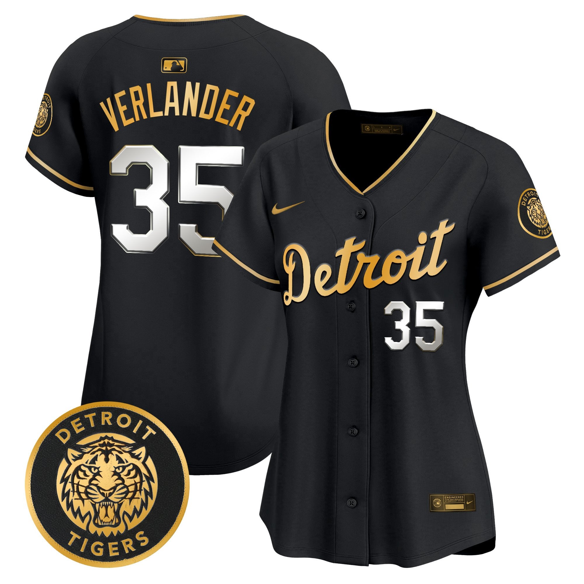 Women's Detroit Tigers 2026 Alternate Vapor Premier Limited Jersey - All Stitched