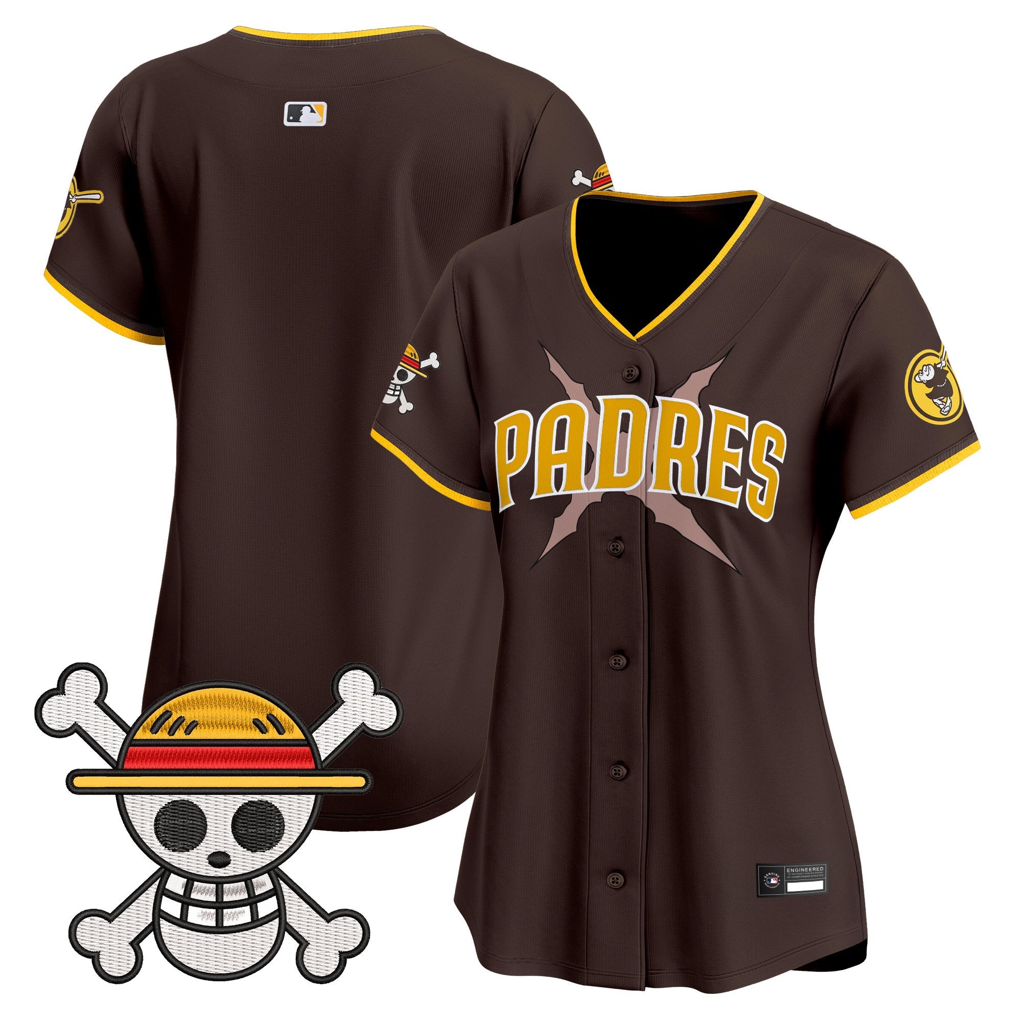 Women's Padres x One Piece Vapor Premier Limited Jersey - Stitched