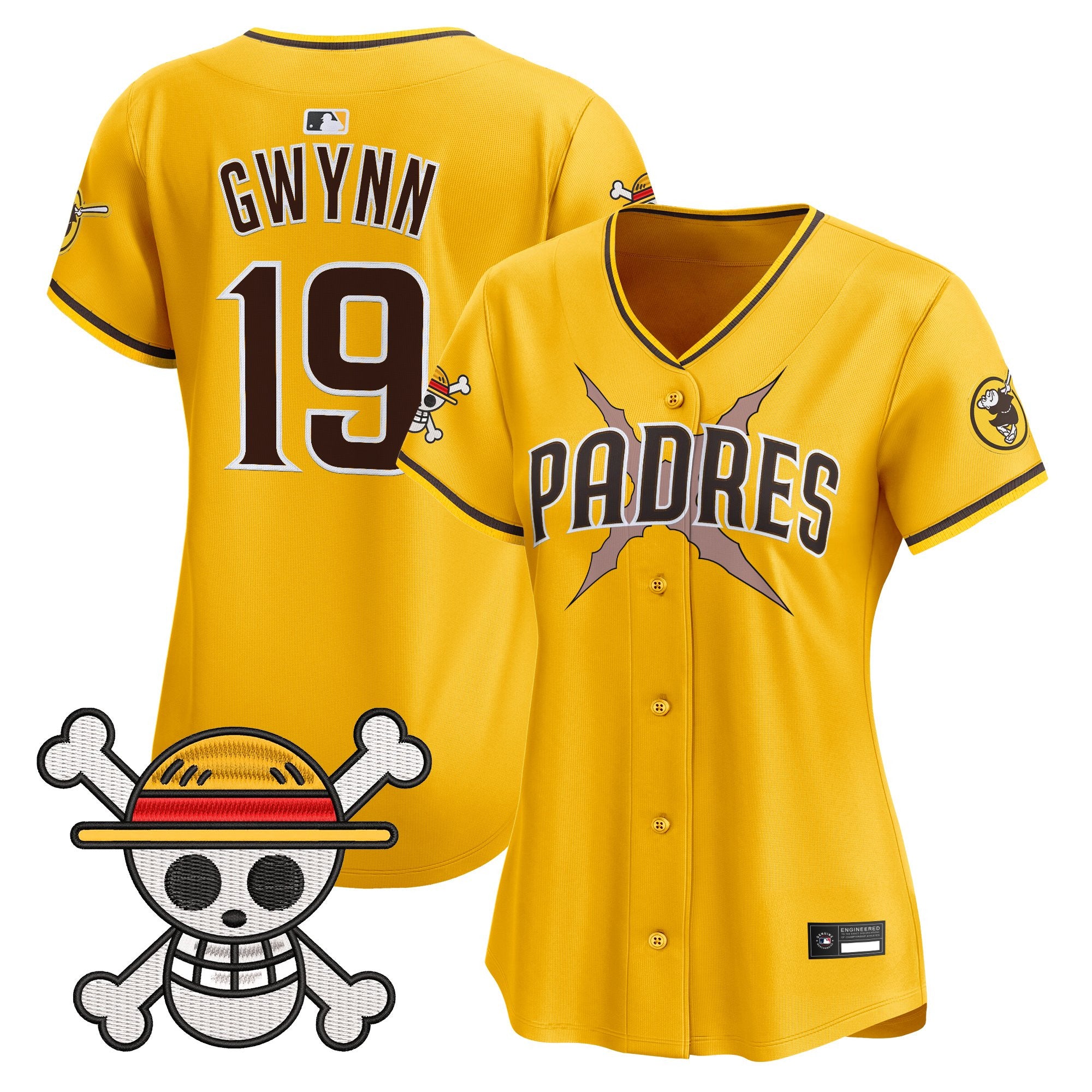 Women's Padres x One Piece Vapor Premier Limited Jersey - Stitched