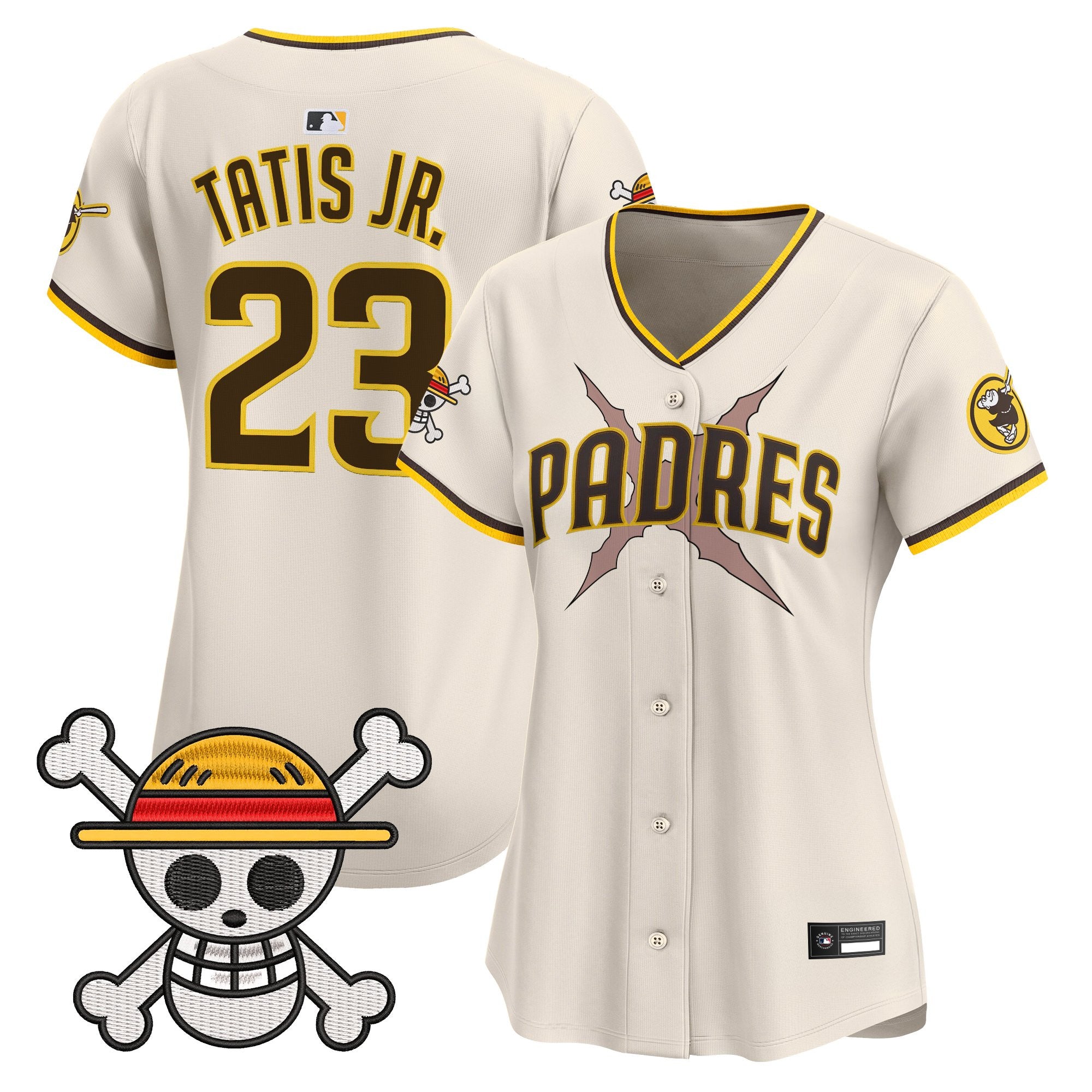 Women's Padres x One Piece Vapor Premier Limited Jersey - Stitched