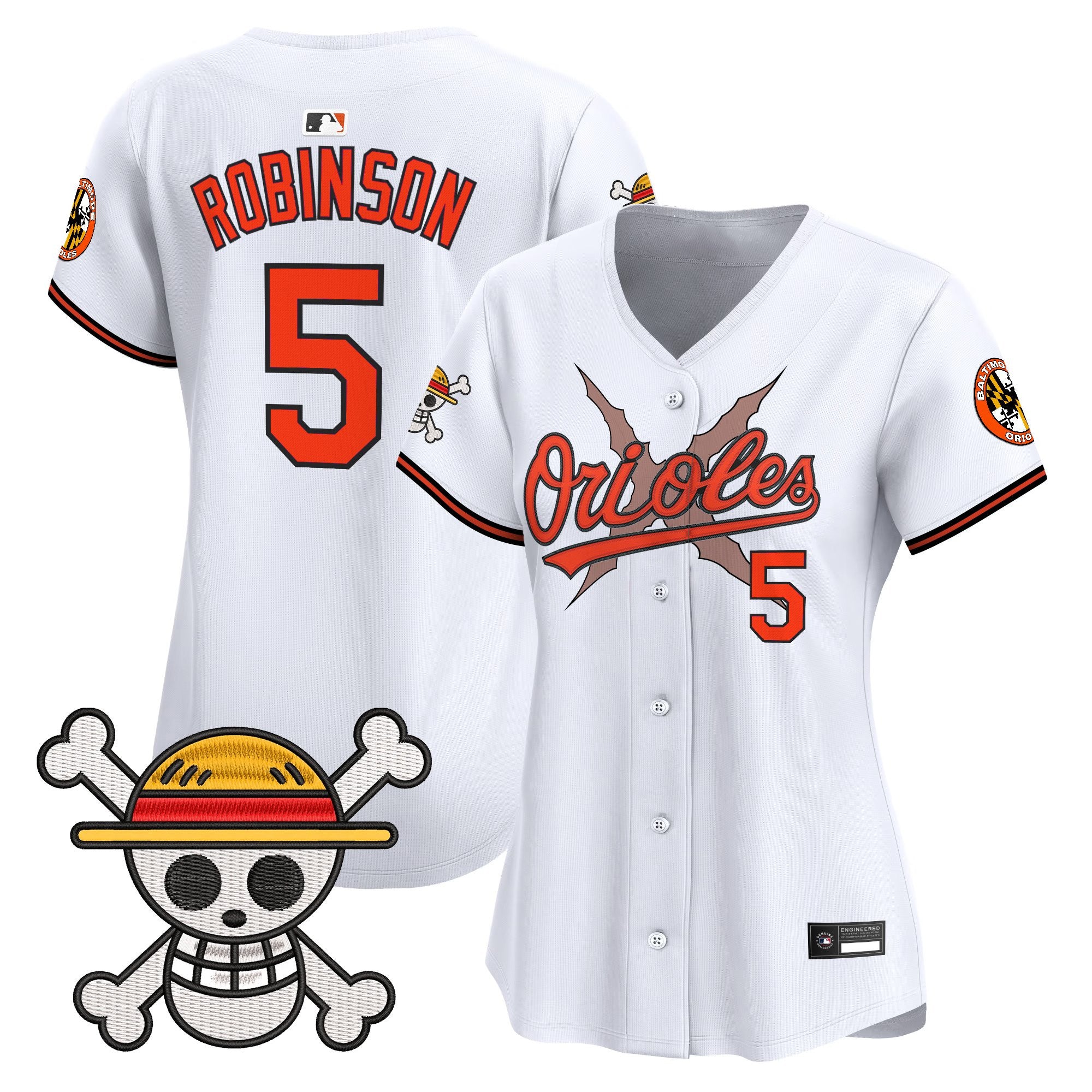 Women's Baltimore Orioles x One Piece Vapor Premier Limited Jersey - Stitched