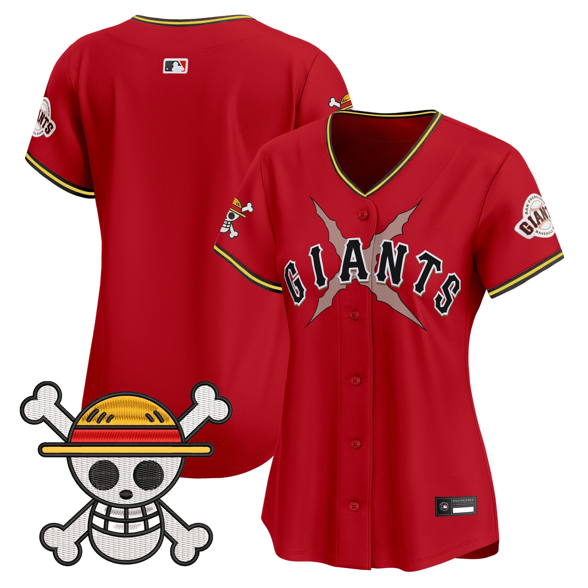 Women's San Francisco Giants x One Piece Vapor Premier Limited Jersey - Stitched