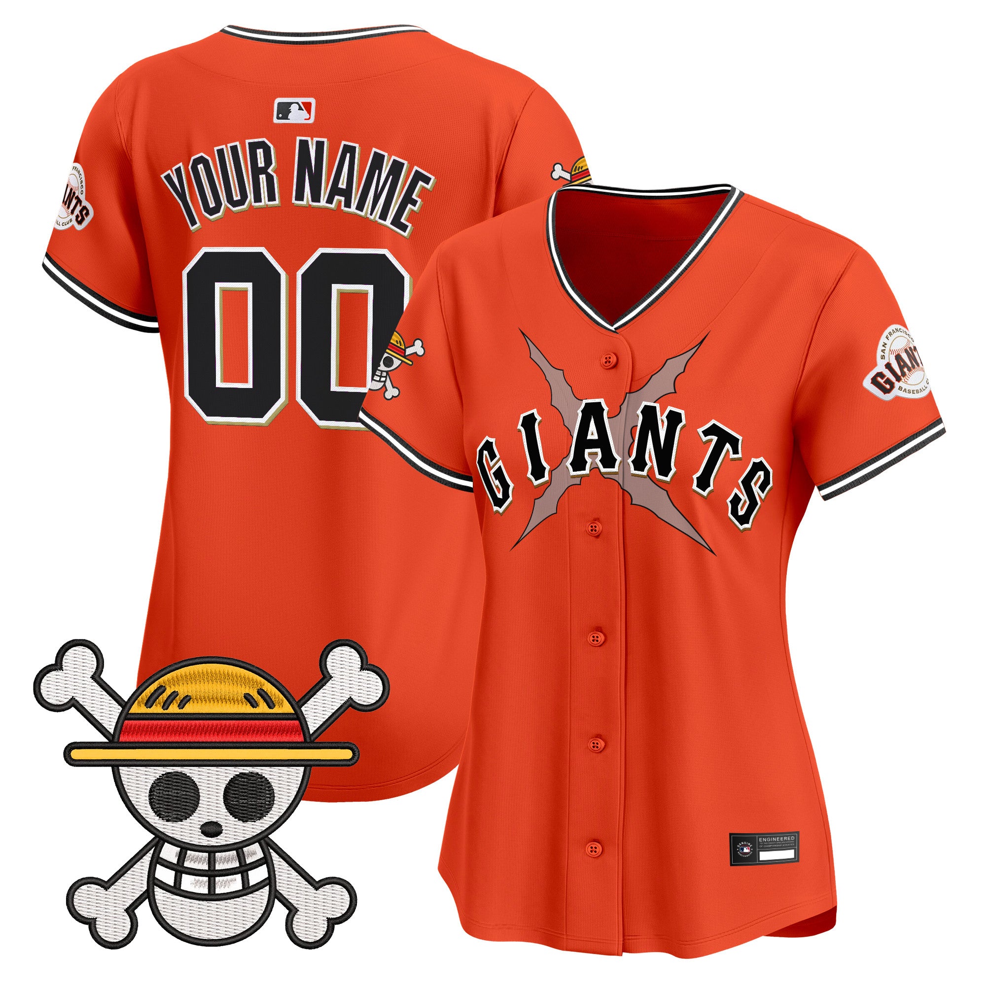 San Francisco Giants x One Piece Vapor Premier Limited Custom Jersey - Stitched