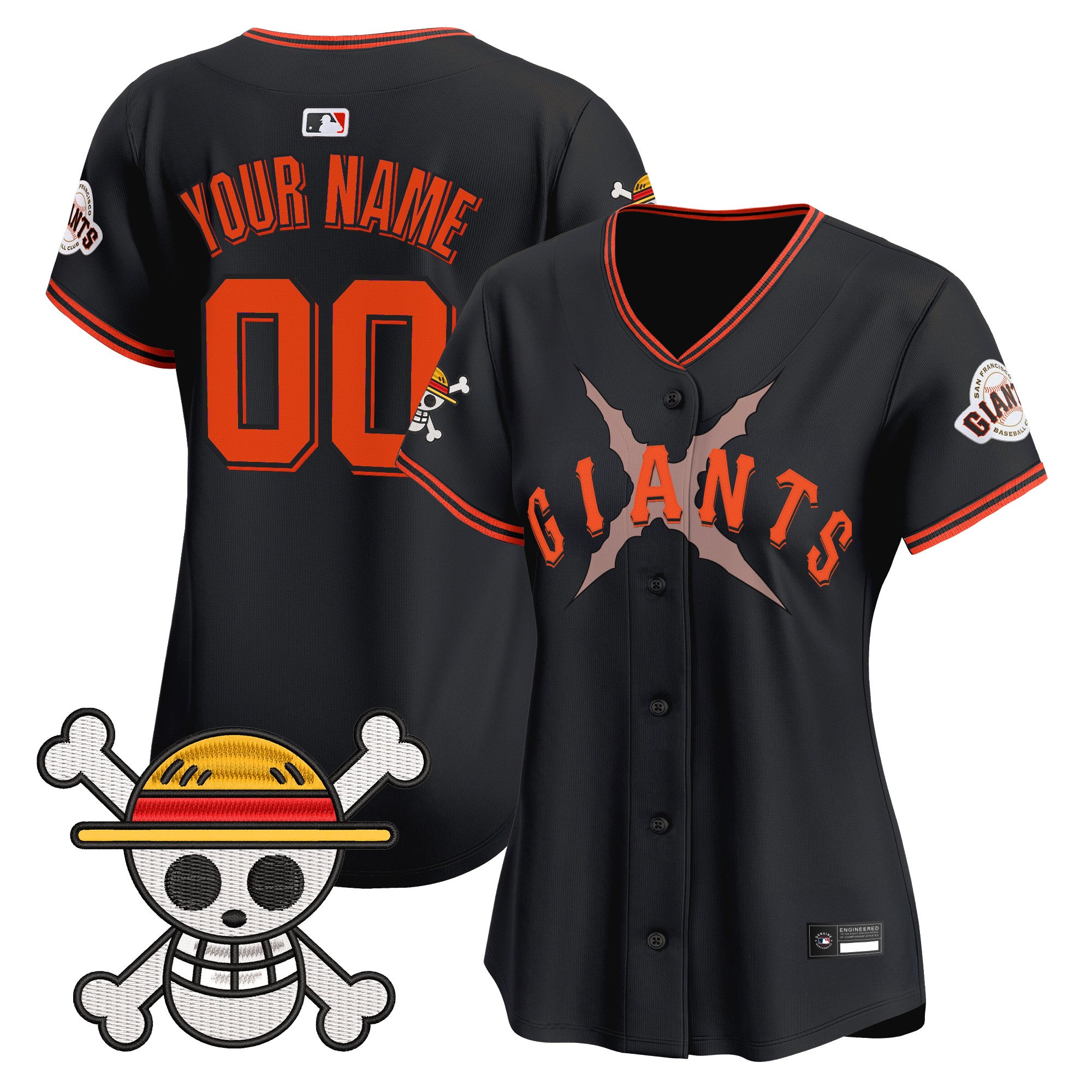 San Francisco Giants x One Piece Vapor Premier Limited Custom Jersey - Stitched