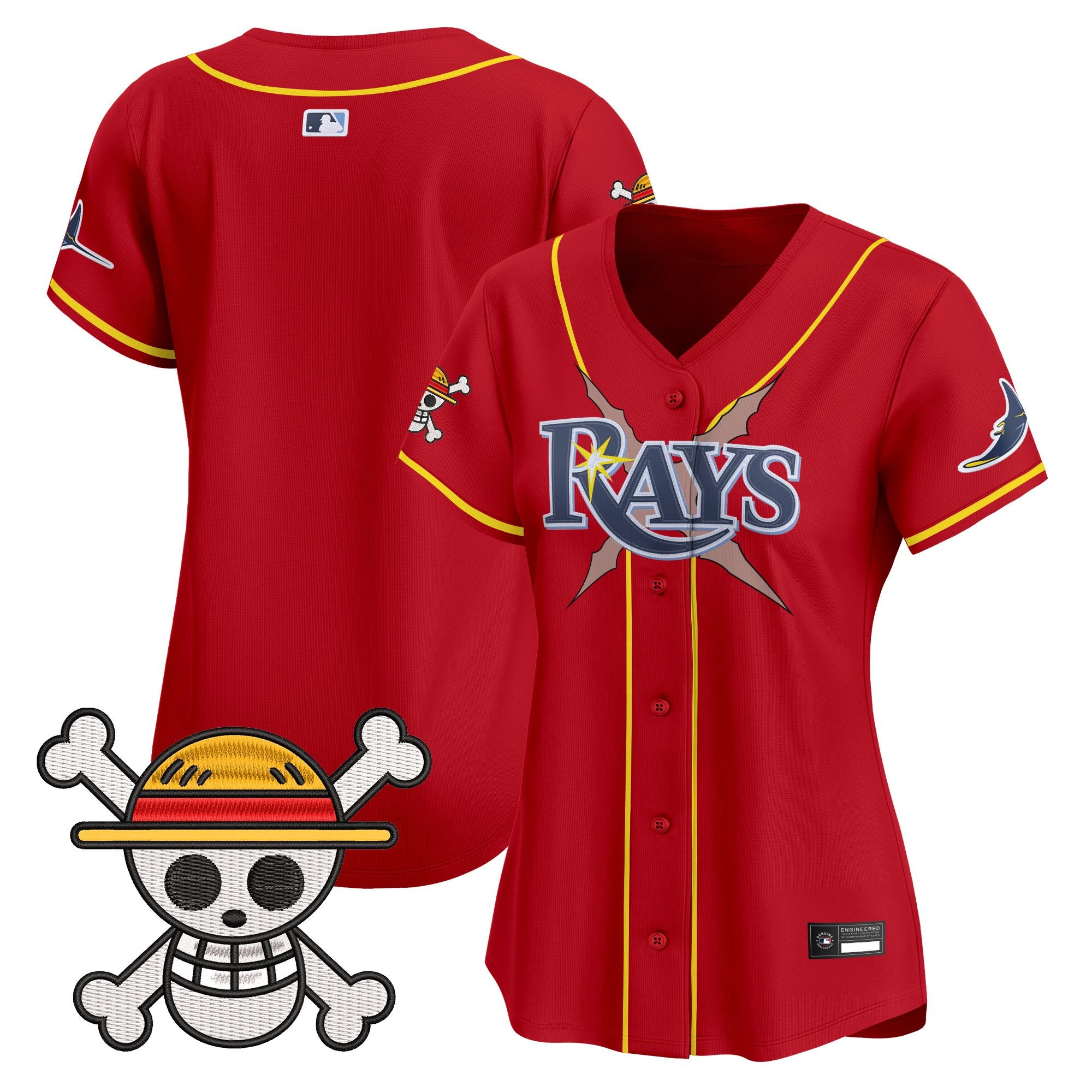 Women's Tampa Bay Rays x One Piece Vapor Premier Limited Jersey - Stitched