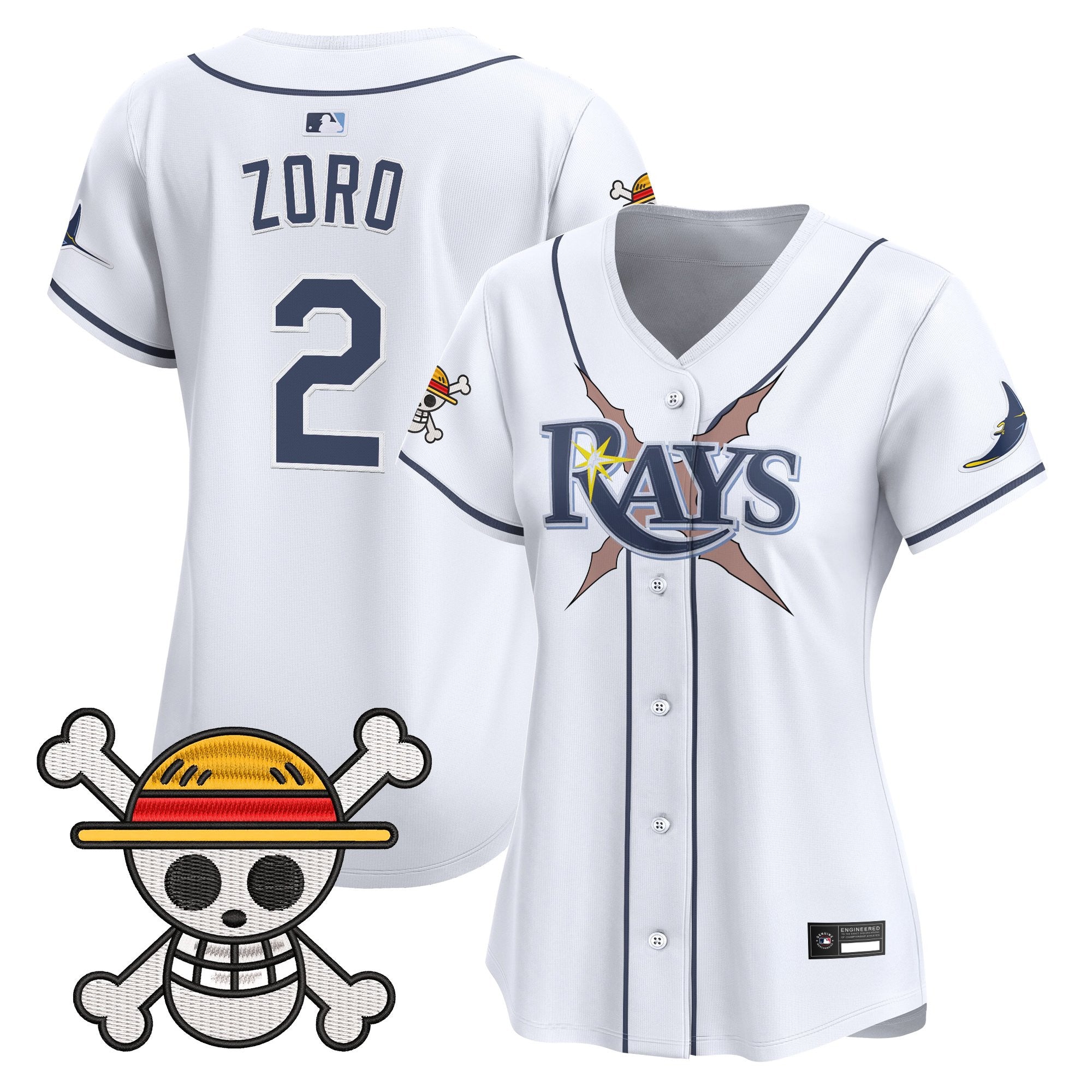 Women's Tampa Bay Rays x One Piece Vapor Premier Limited Jersey - Stitched